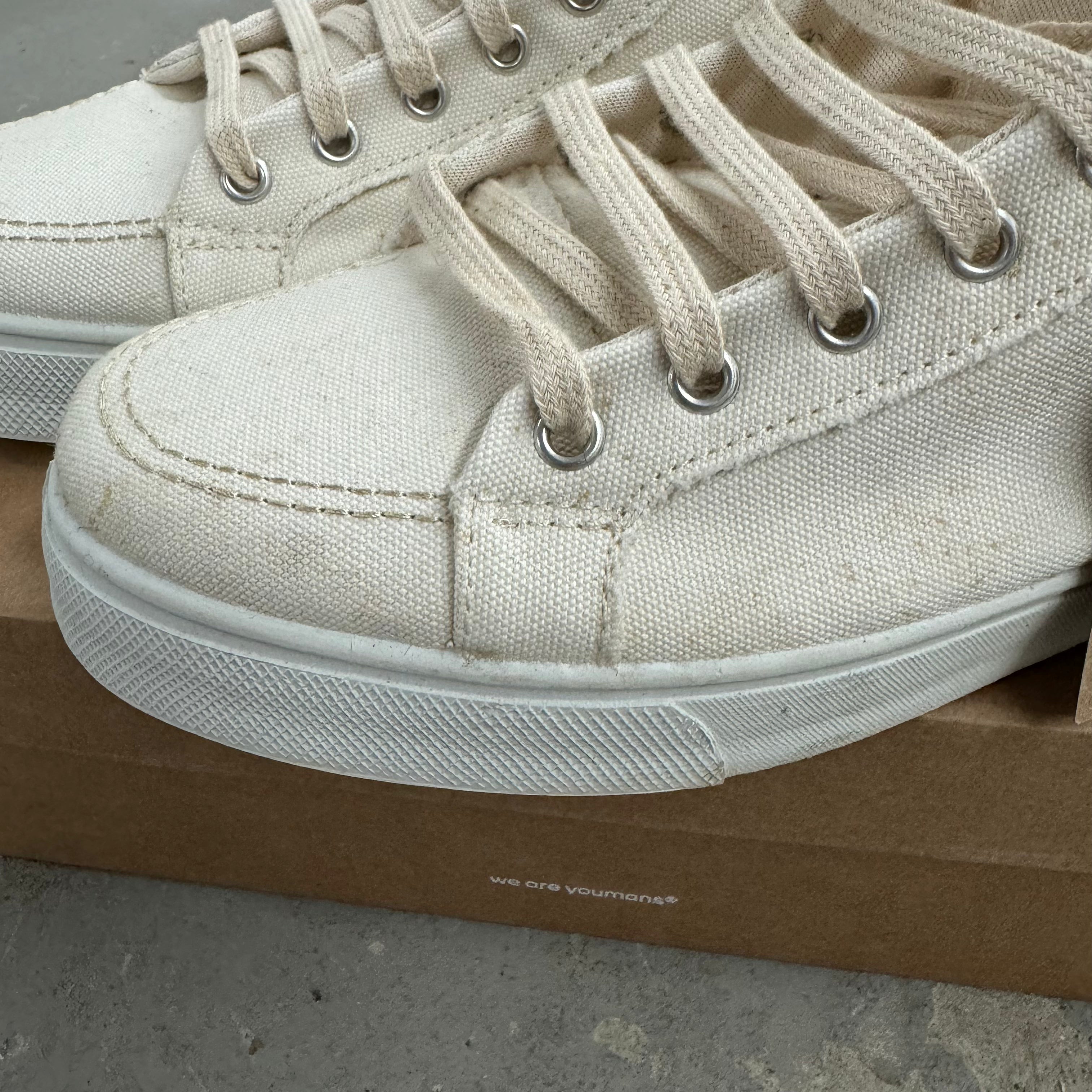 Youmans Unisex Canvas Sneaker "Manatee" - Beige - Dritte Wahl