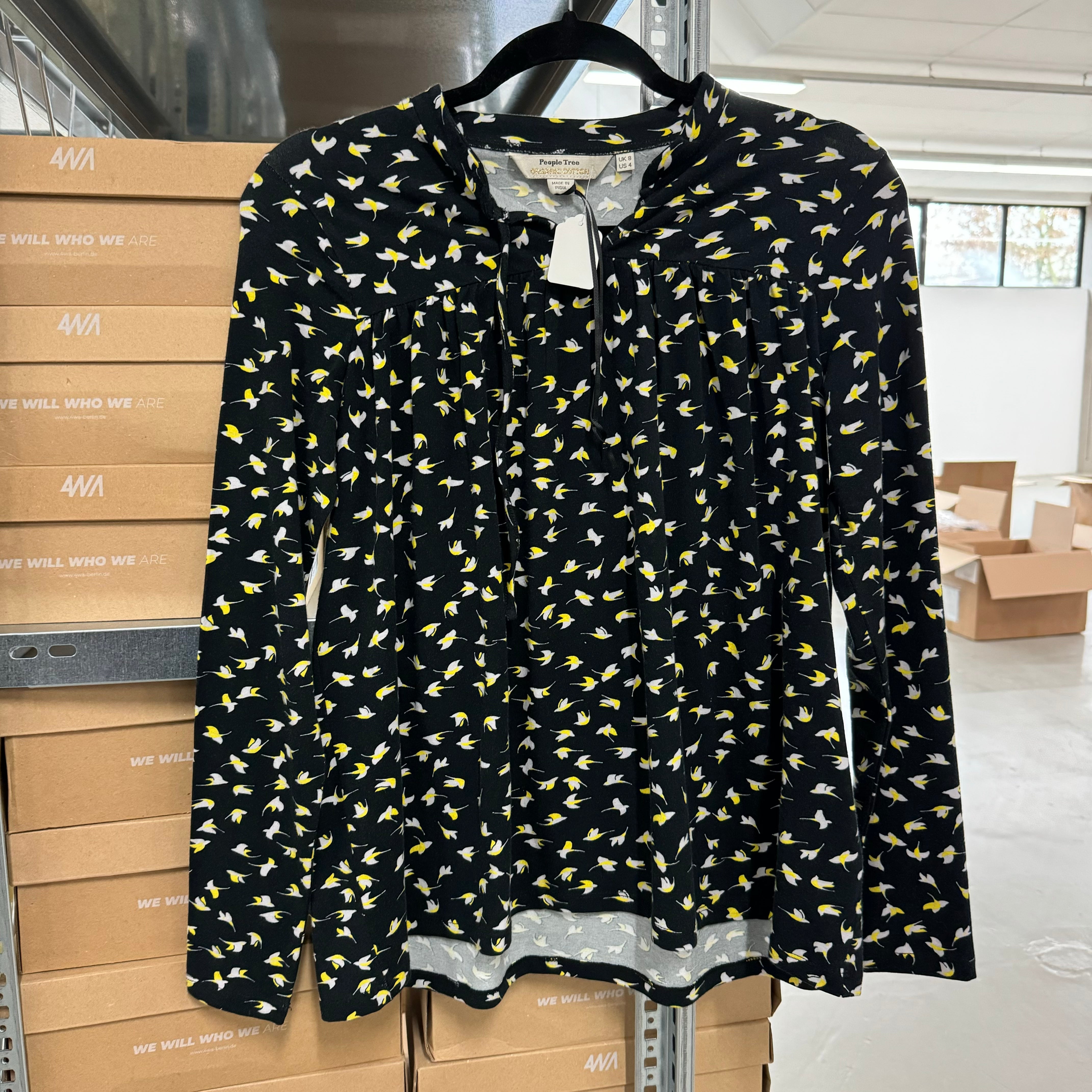 People Tree Shirt - Schwarz / UK10/36