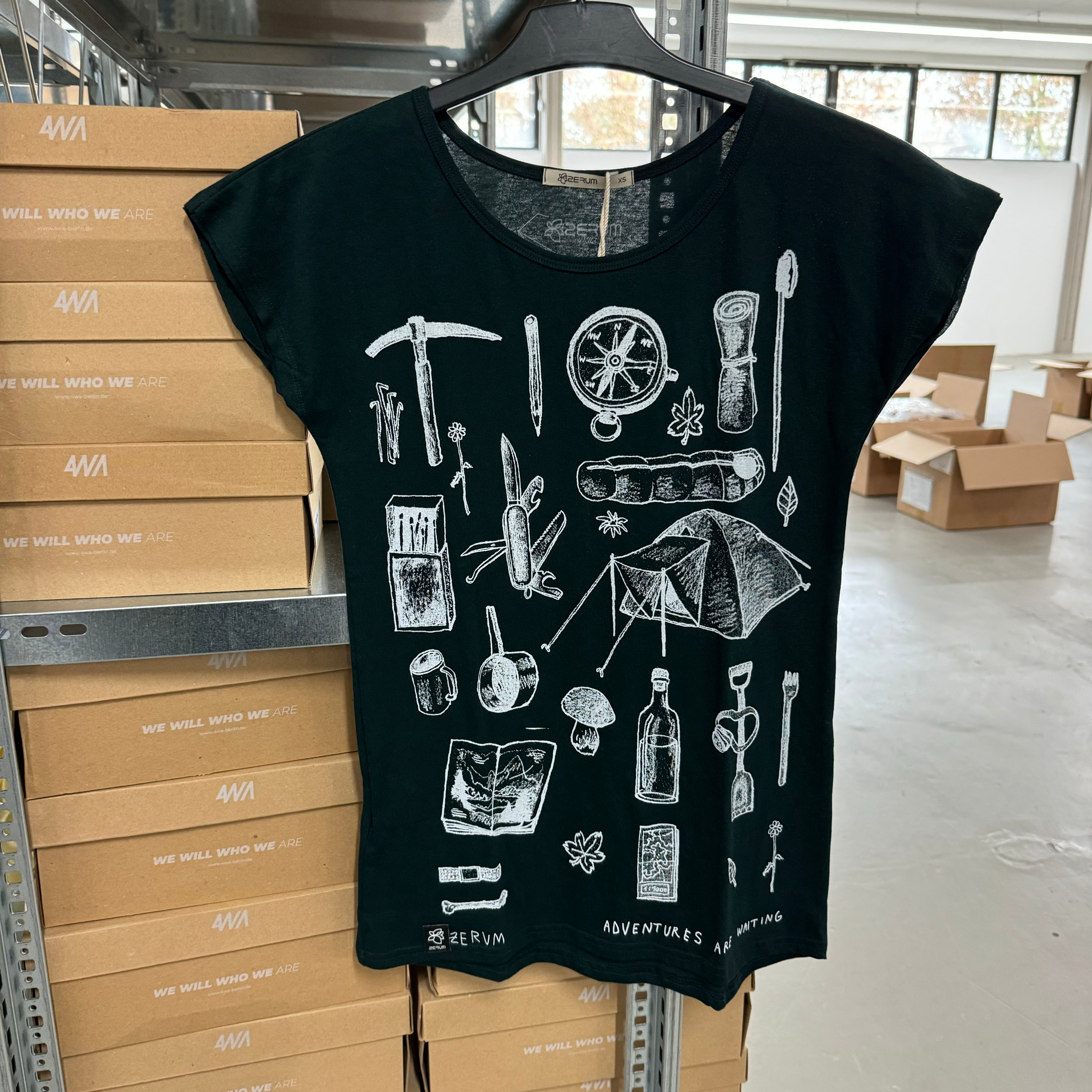 Zerum T-Shirt "Lea" - Dunkelgrün / XS