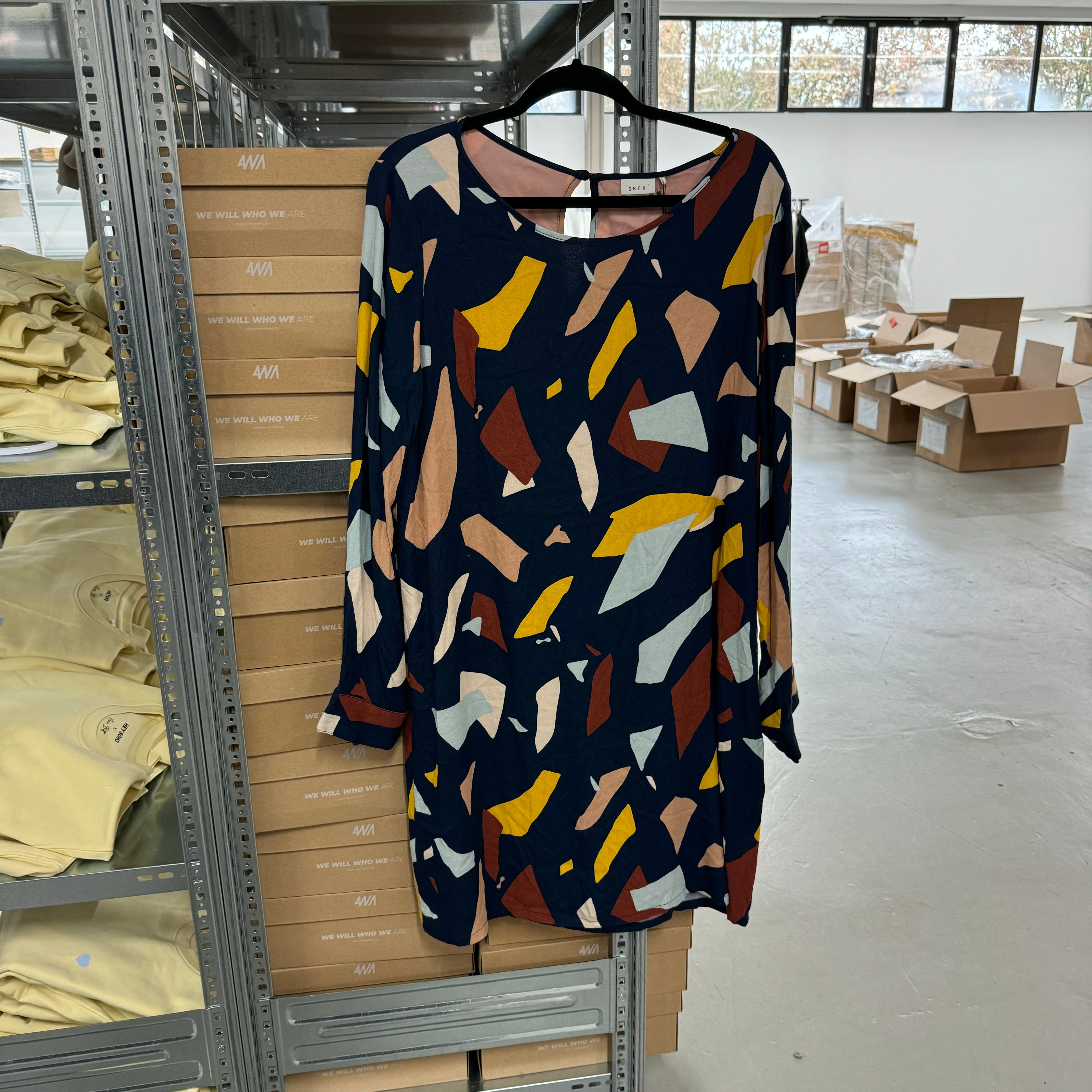 SKFK Kleid "Silbe" - Dunkelblau / L/44