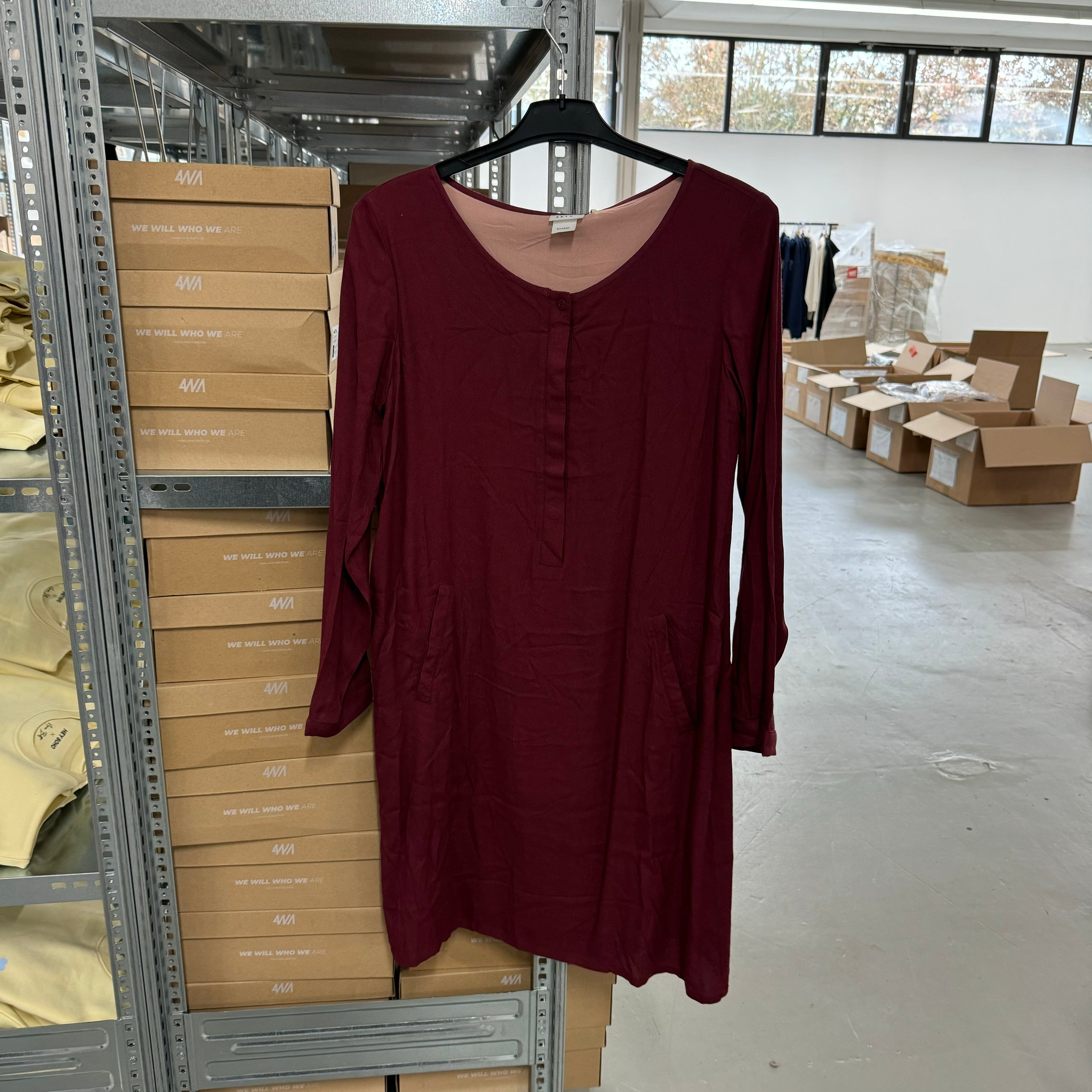 SKFK Kleid "Bera" - Weinrot / S/38