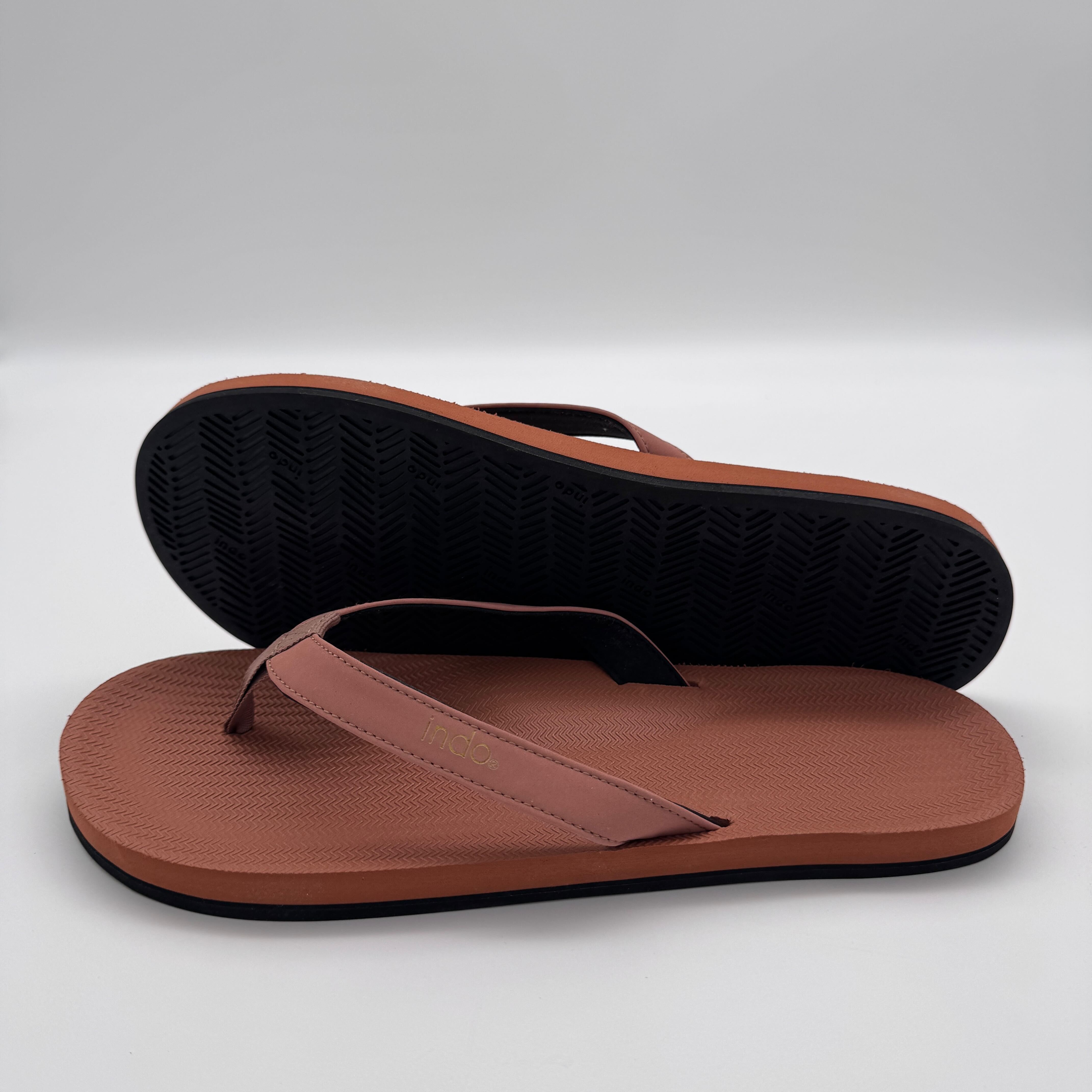 indosole Flip Flops "Essential Light" - Dritte Wahl 45 46 Rust