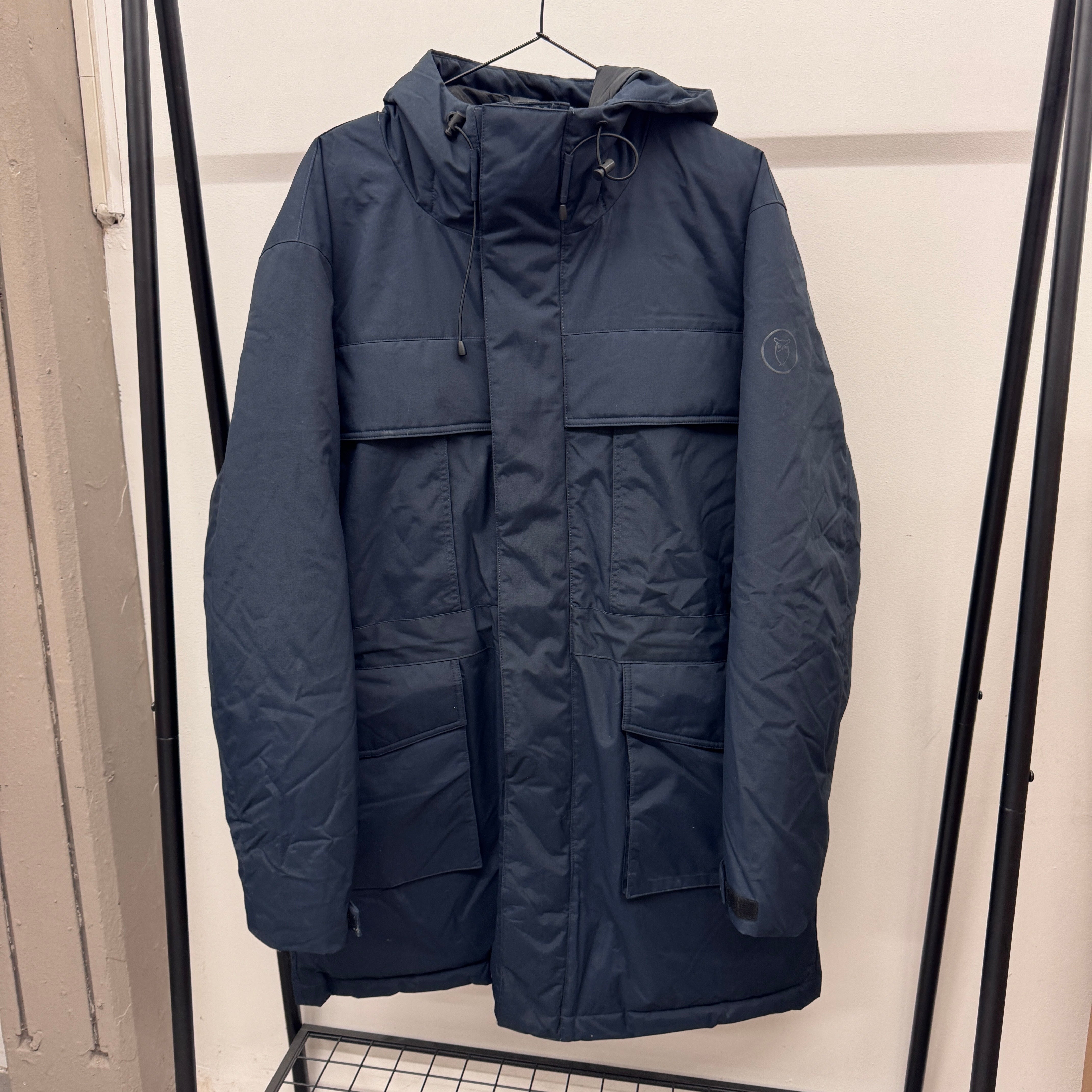 KnowledgeCotton Apparel Herren Winterjacke XL Dunkelblau