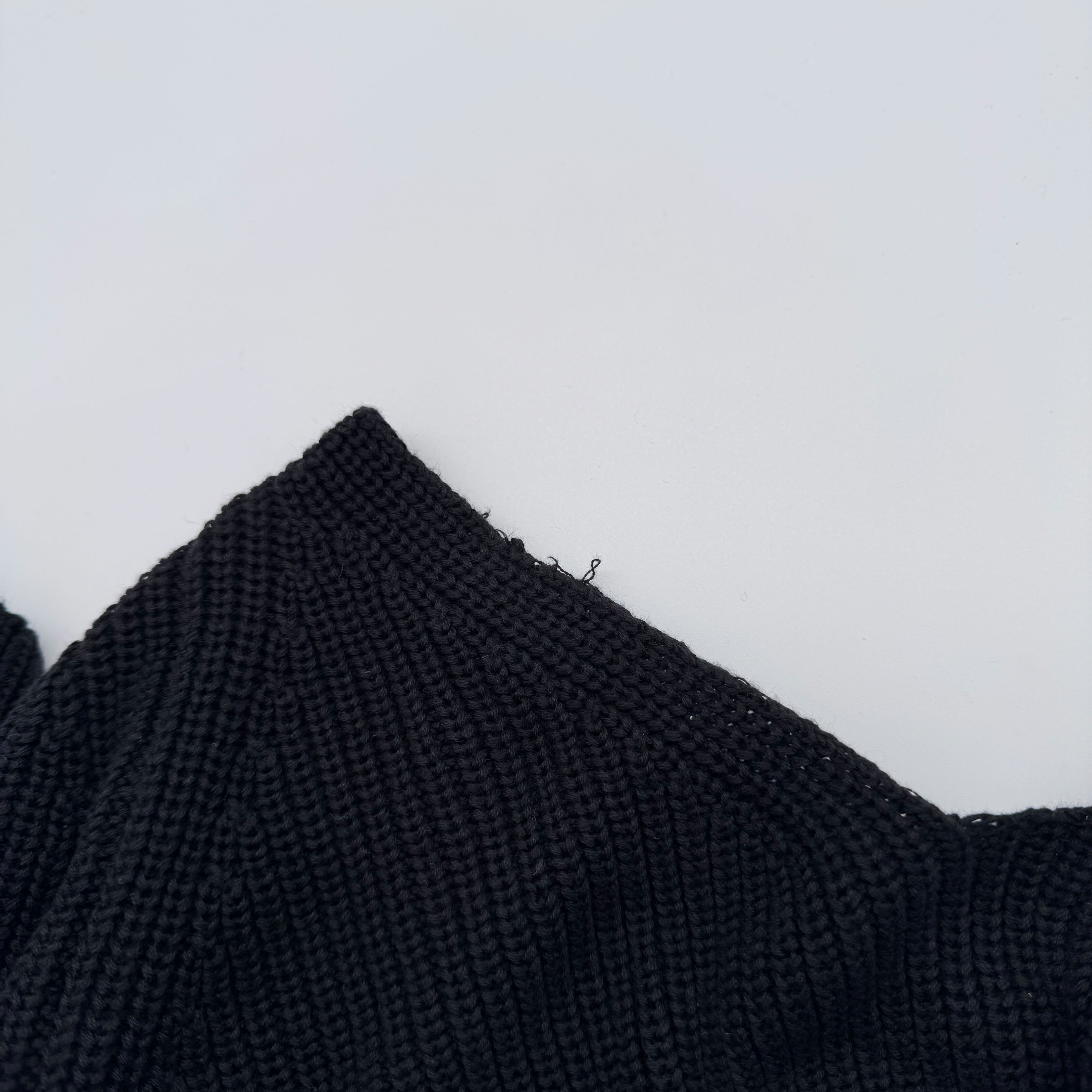 People Wear Organic Grobstrick Pullover V-Neck - Dritte Wahl
