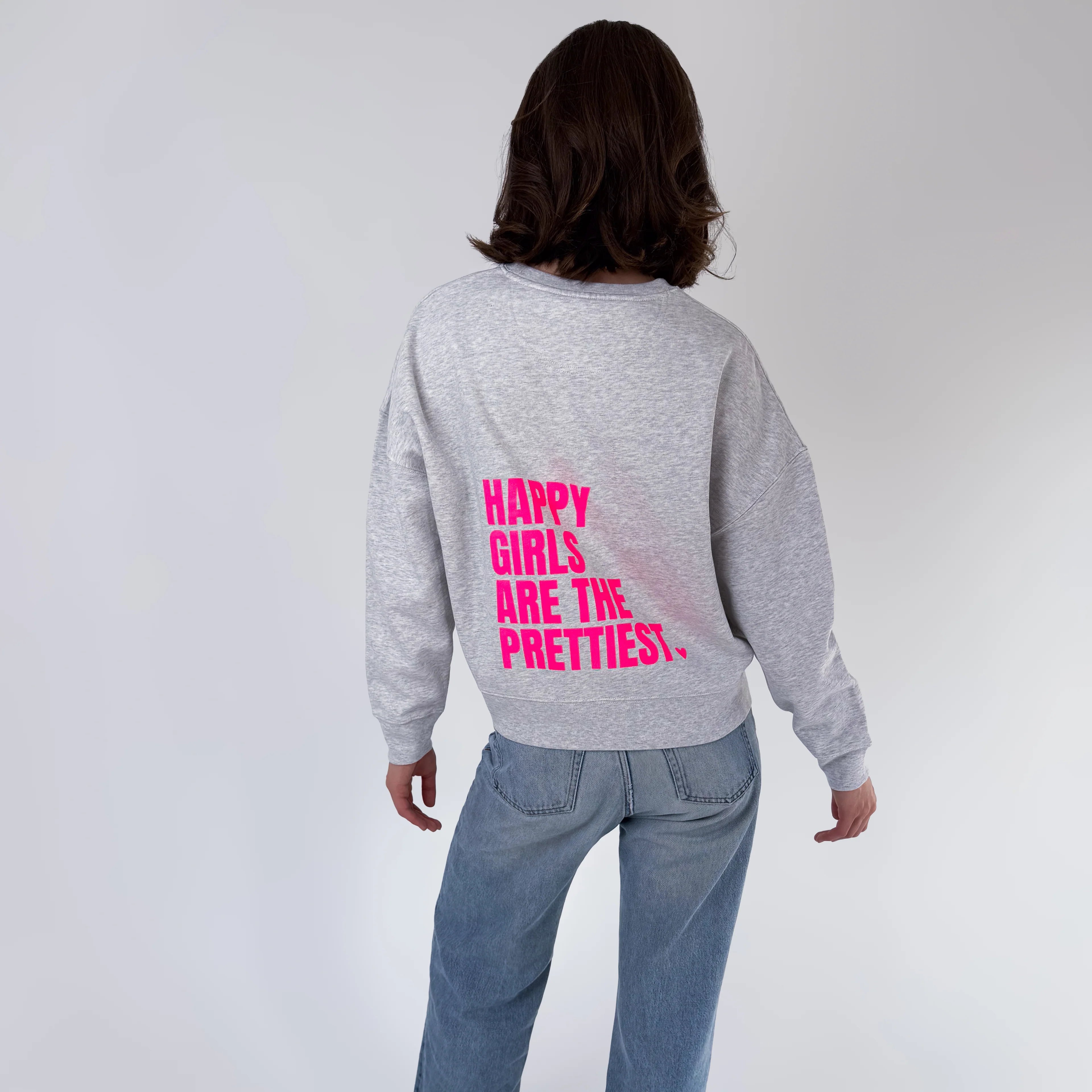 Kiss My Neon Sweater "Happy Girls"