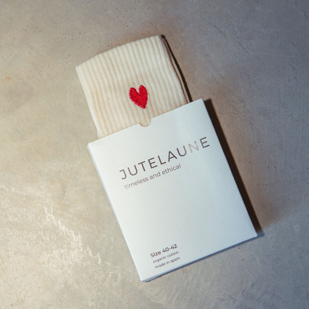 Jutelaune Socken "Heart"
