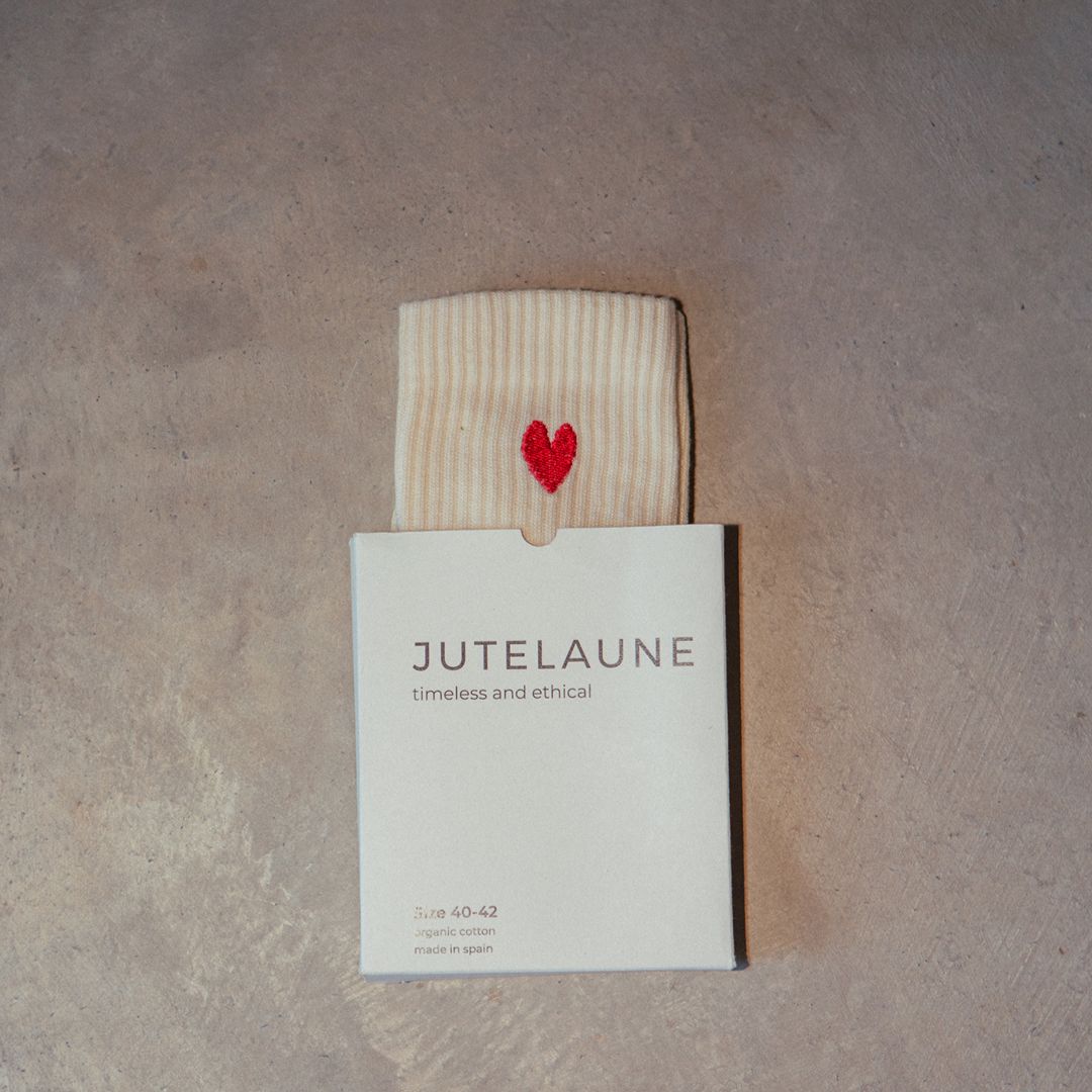 Jutelaune Socken "Heart"