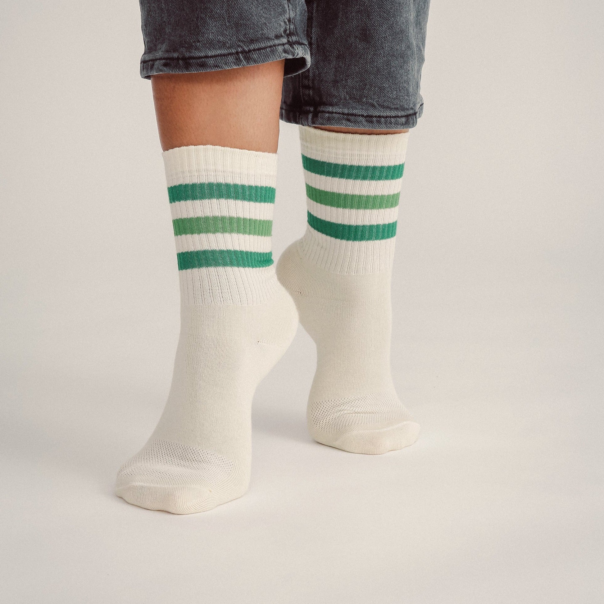 Jutelaune Socken "Triple" Grün