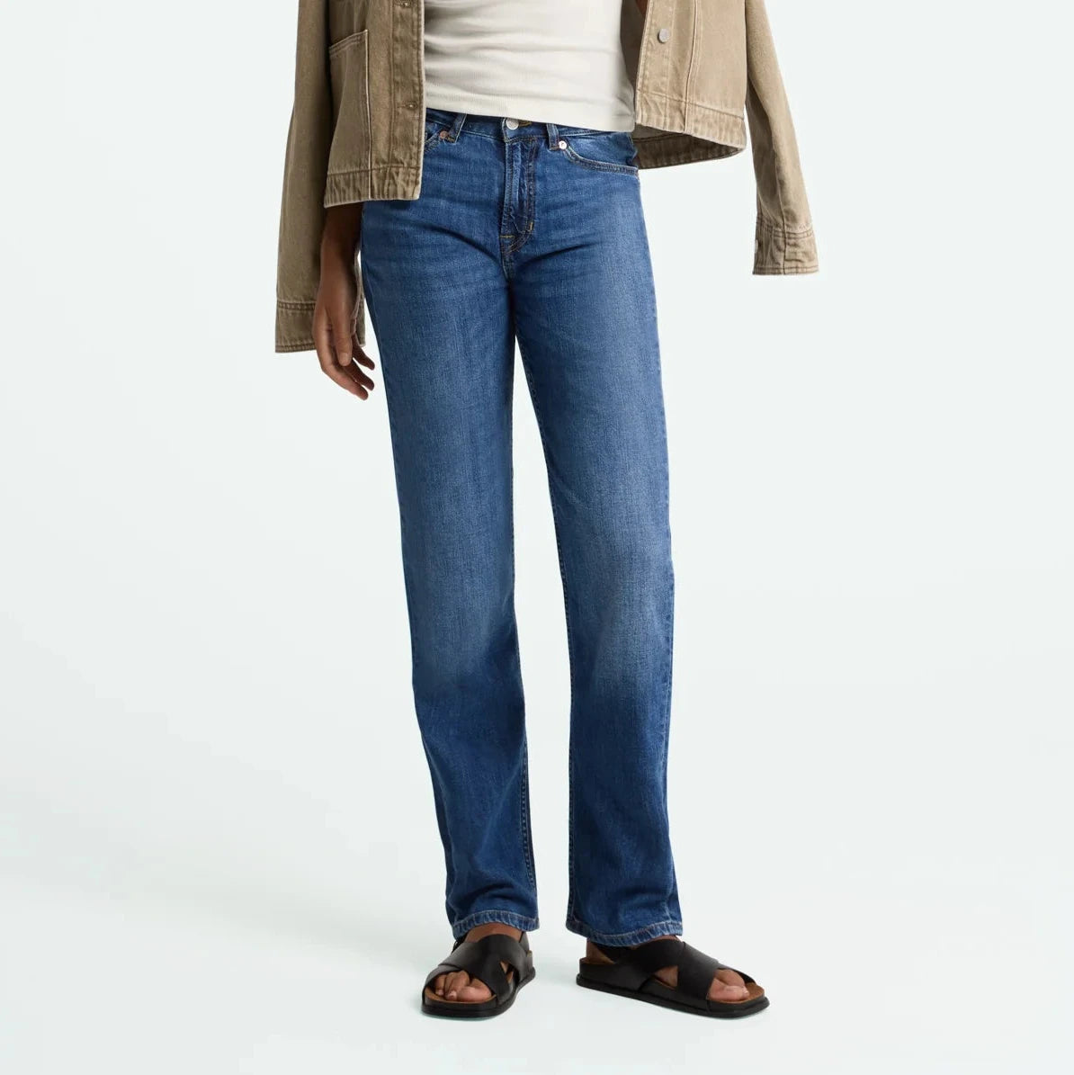 Kings of Indigo Damen Jeans "Inoe" Mid Worn