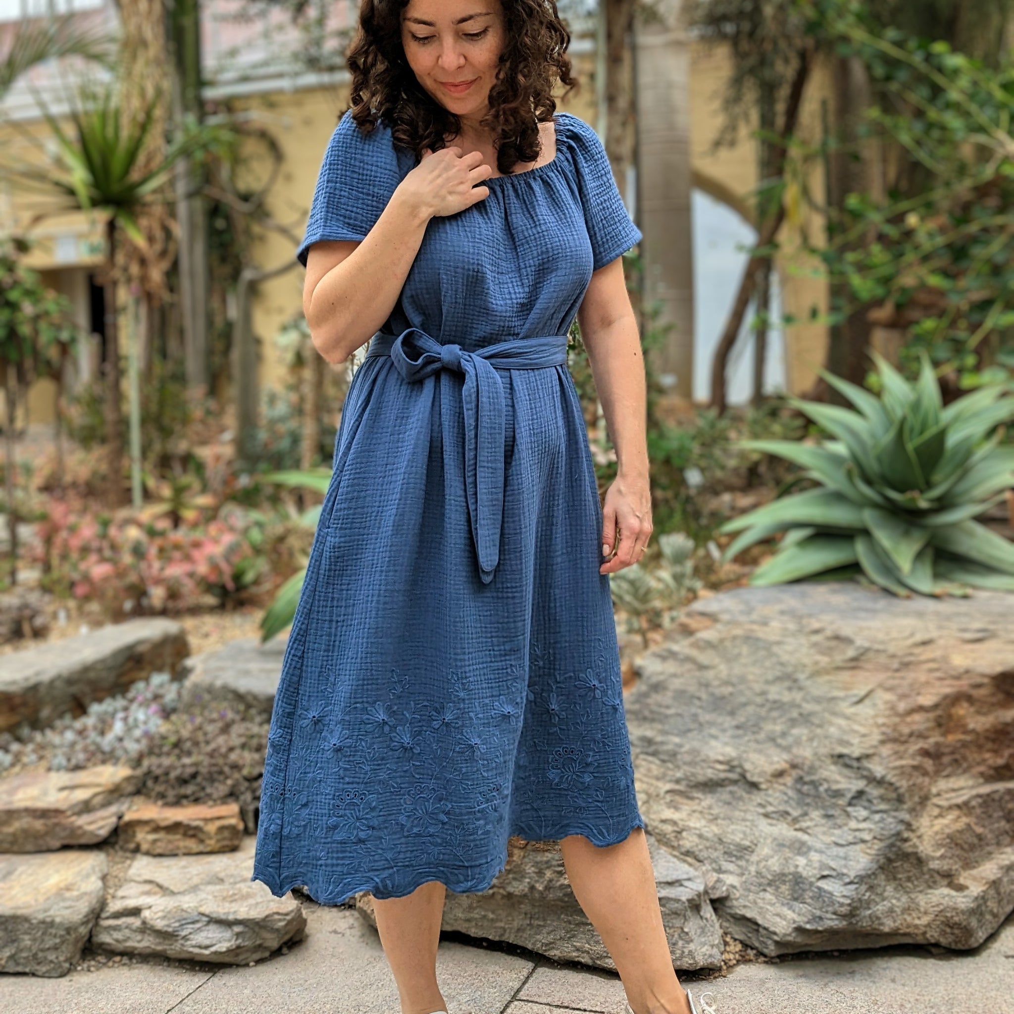 ME&MAY Sommerkleid "Eglantine" Brise Bleu