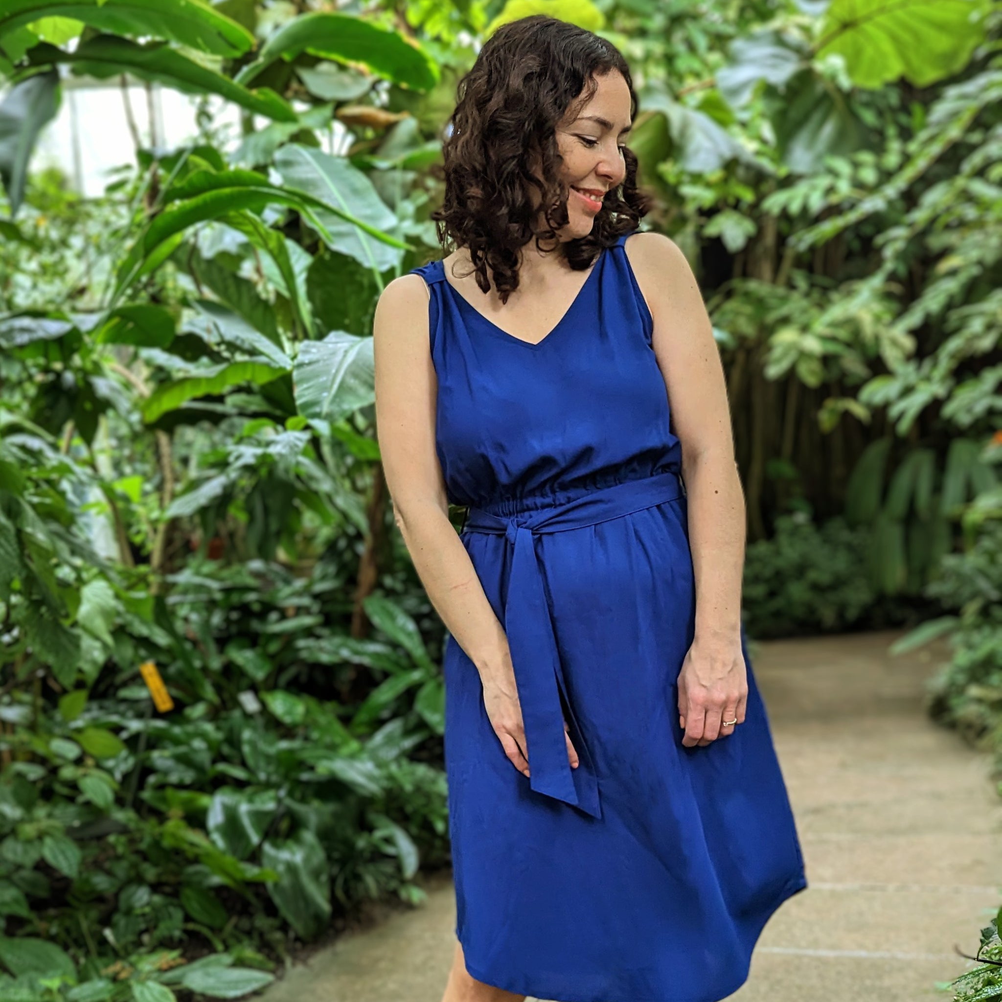 ME&MAY Sommerkleid "Olivia" Deep Sea
