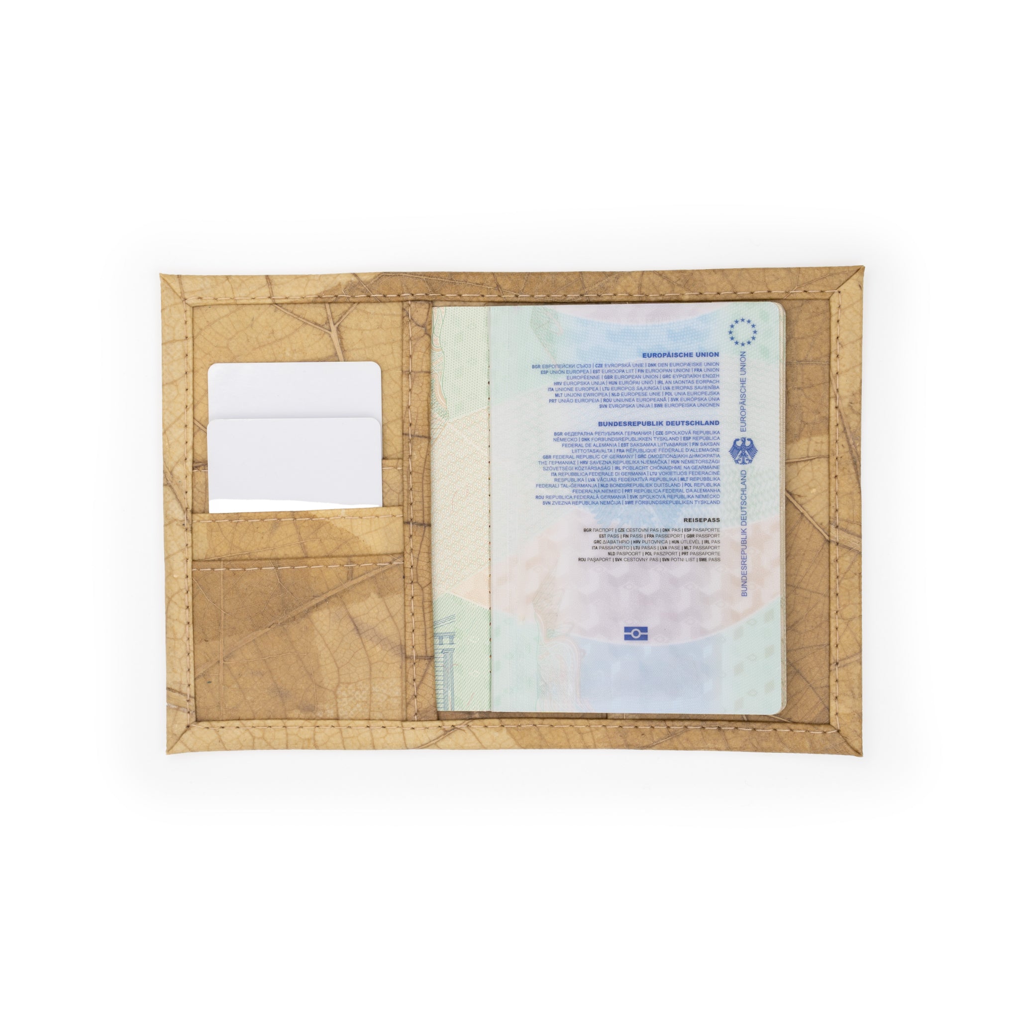 BELEAF Vegane Reisepasshülle "PASSPORT LEAF"