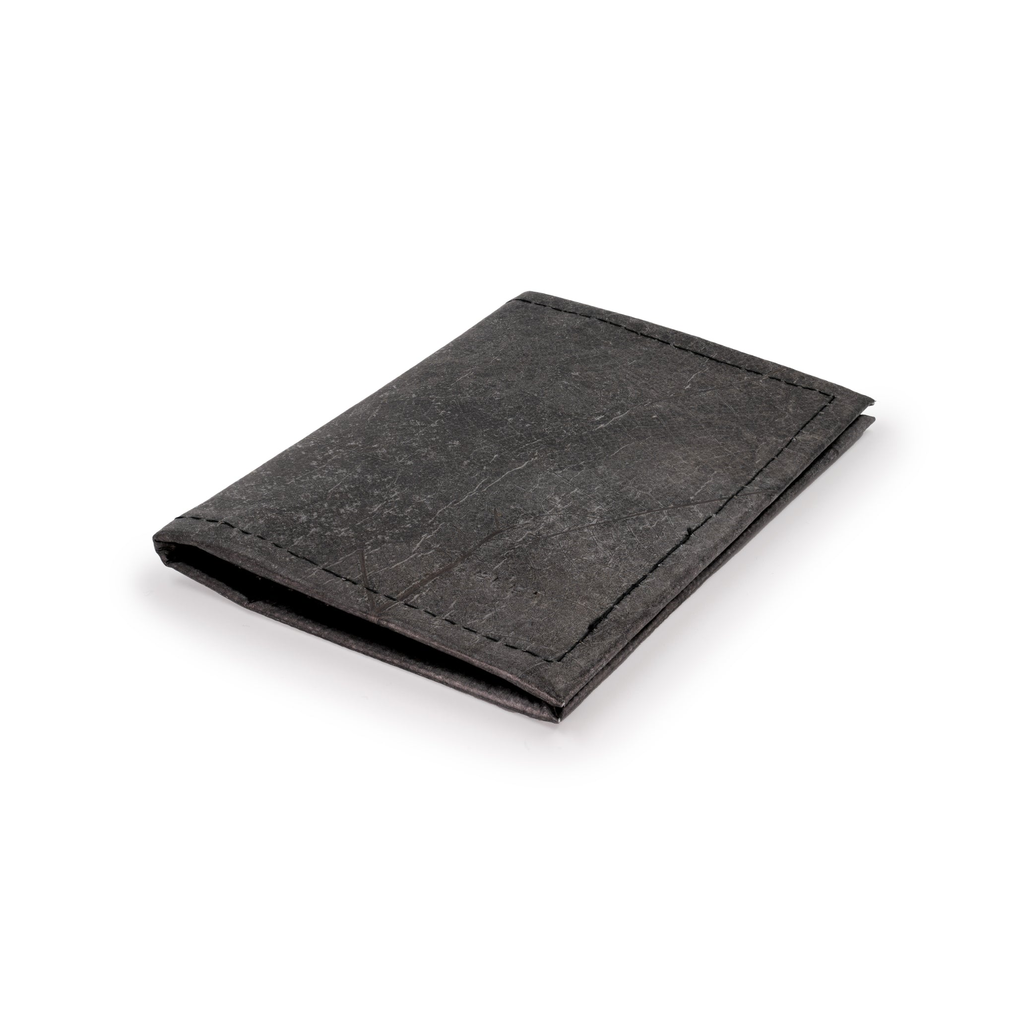 BELEAF Vegane Reisepasshülle "PASSPORT LEAF" Bark Black