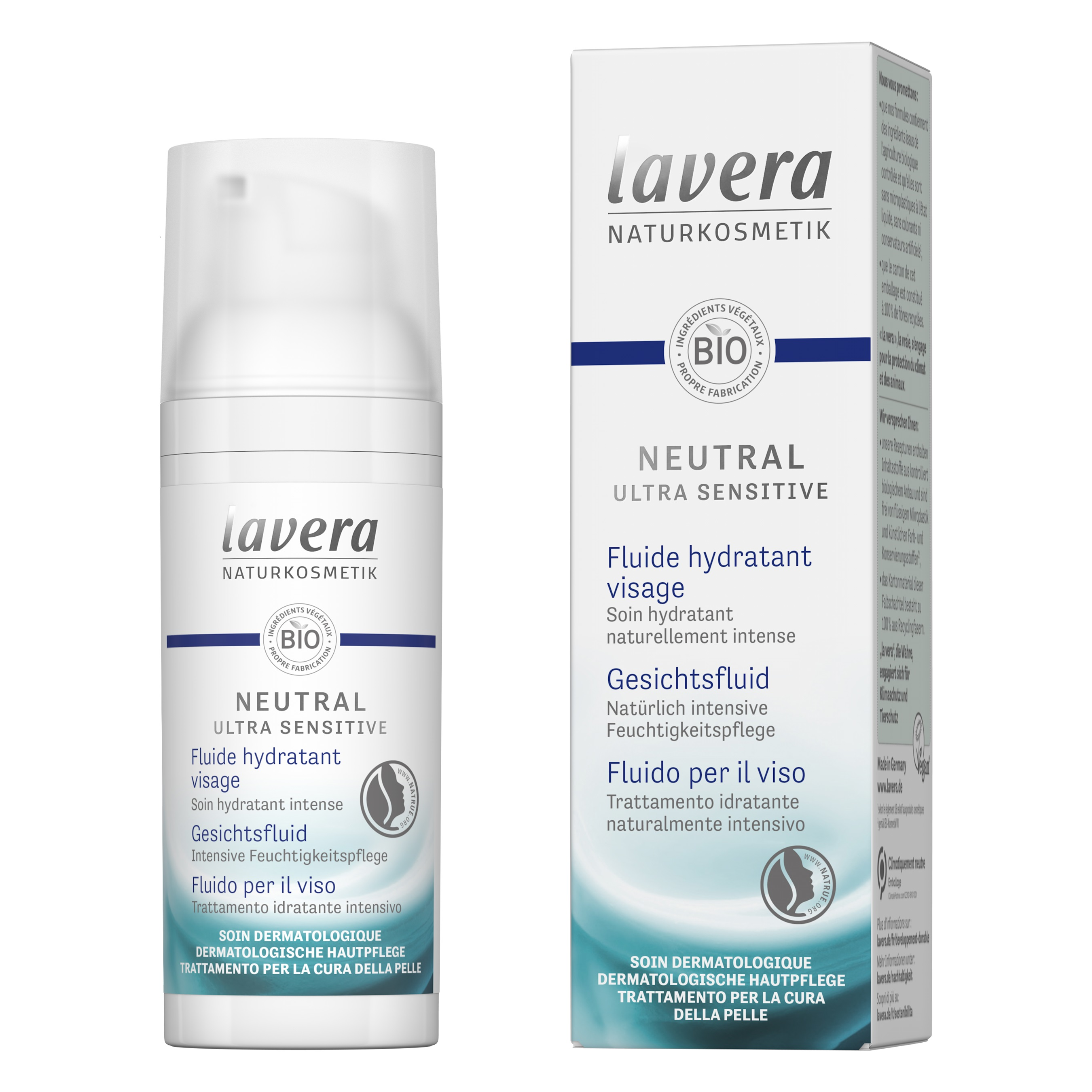 lavera Neutral Ultra Sensitive Gesichtsfluid 50 ml