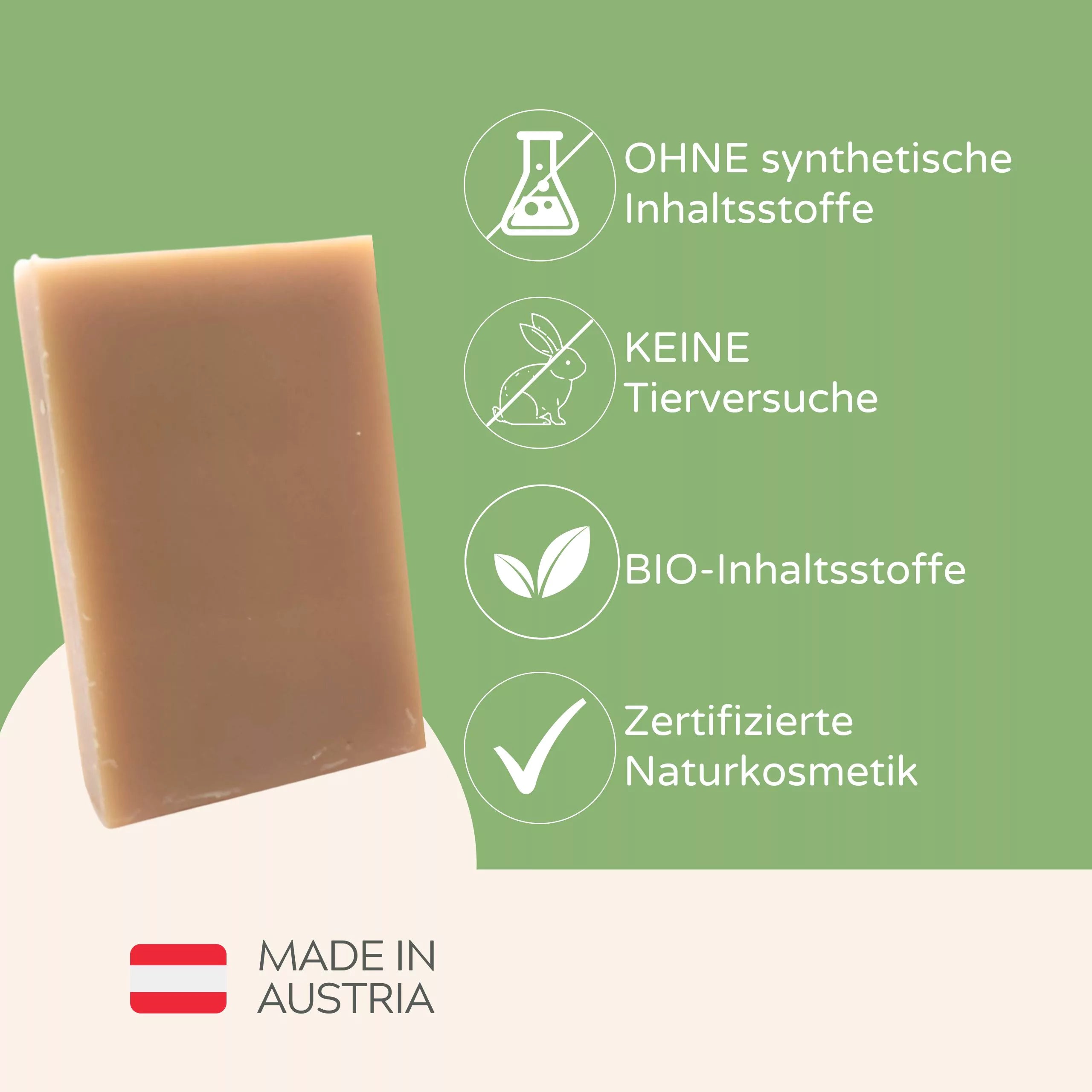 PFLANZNER Naturkosmetik Naturseife "Orange" 100 g