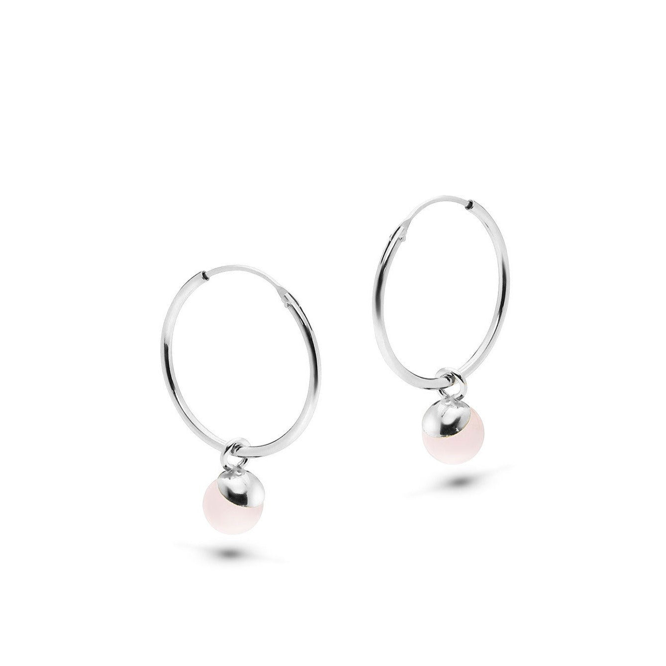 Jukserei Ohrringe "Lea Charm" Silber Rosé