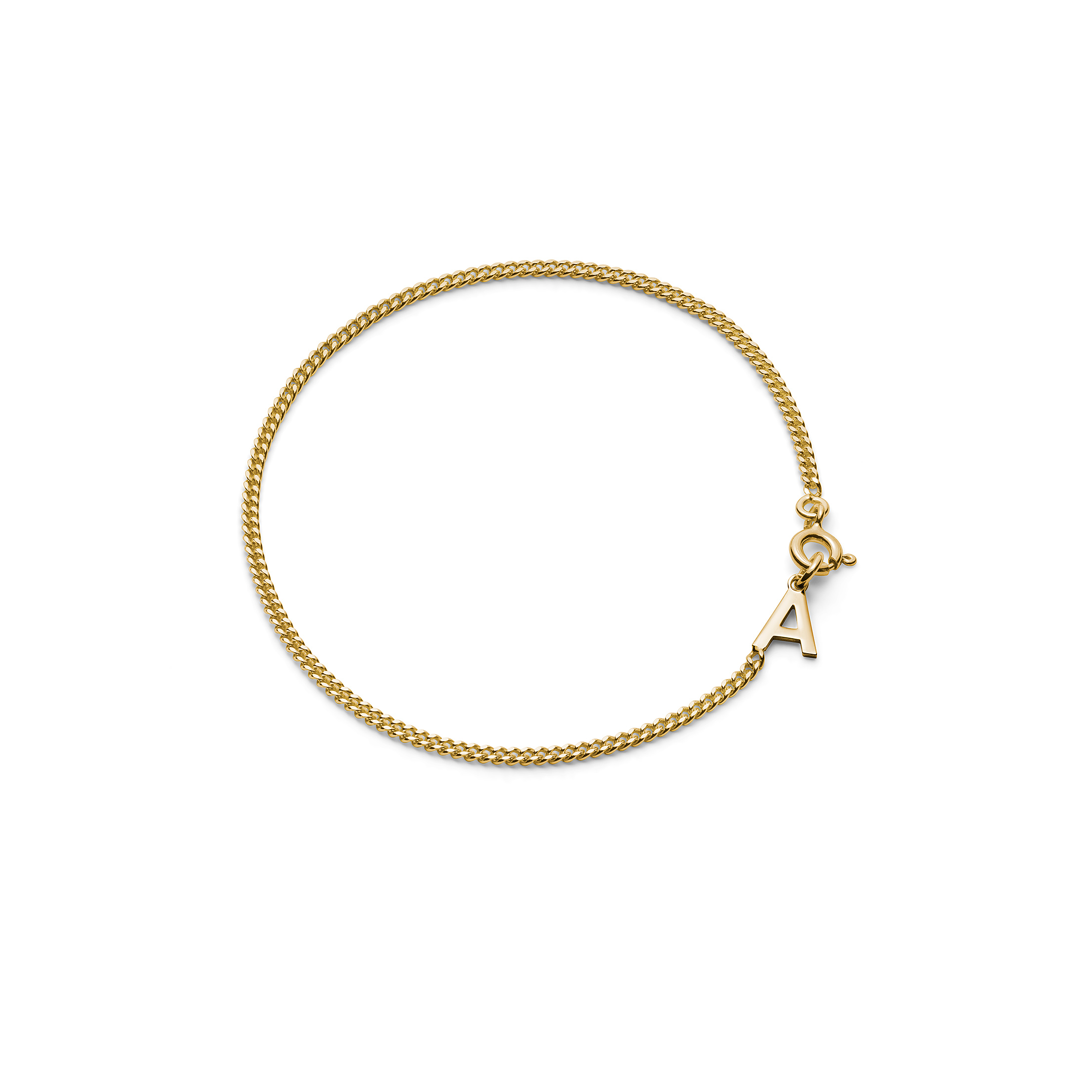 Jukserei Armband "LETTER" Gold A