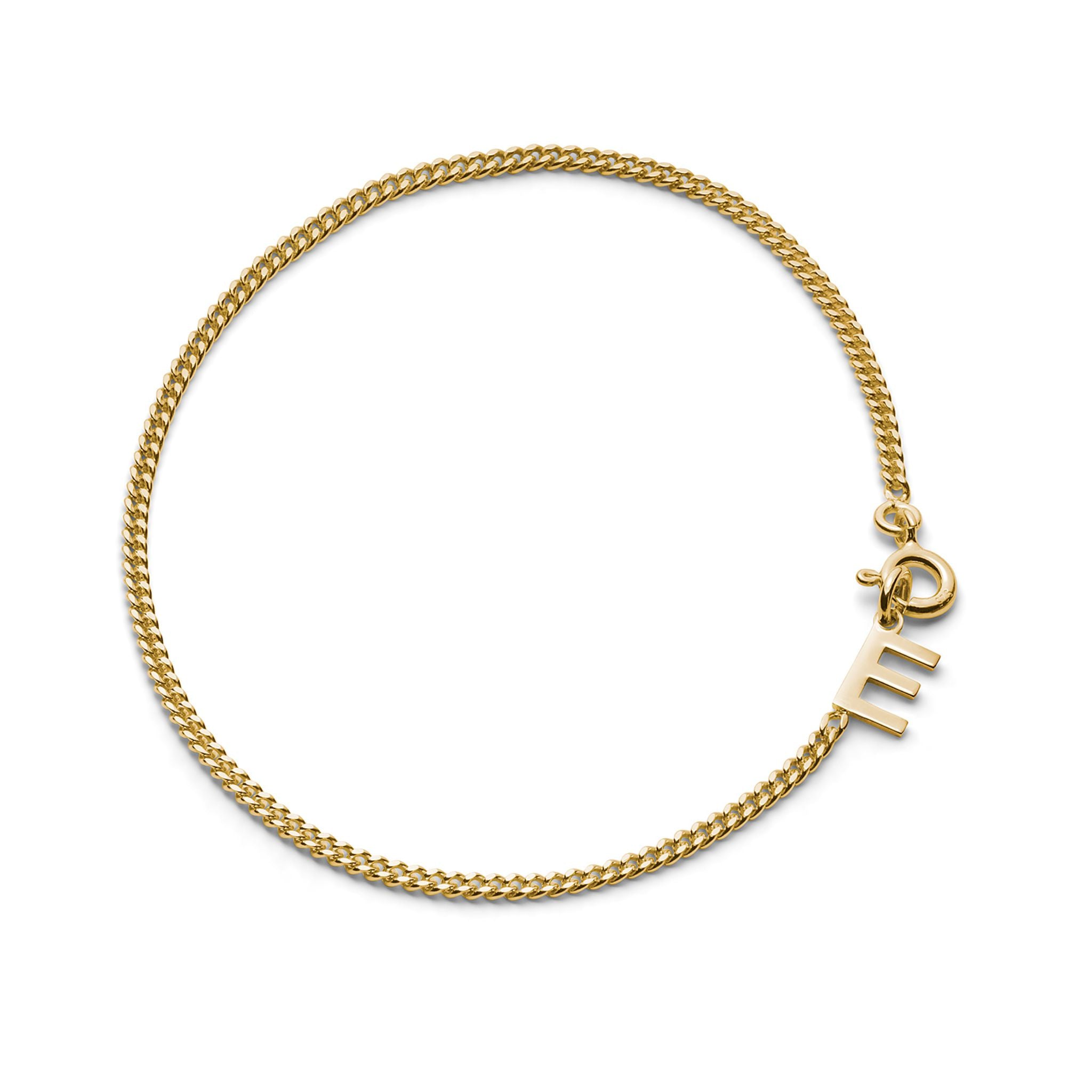 Jukserei Armband "LETTER" Gold E