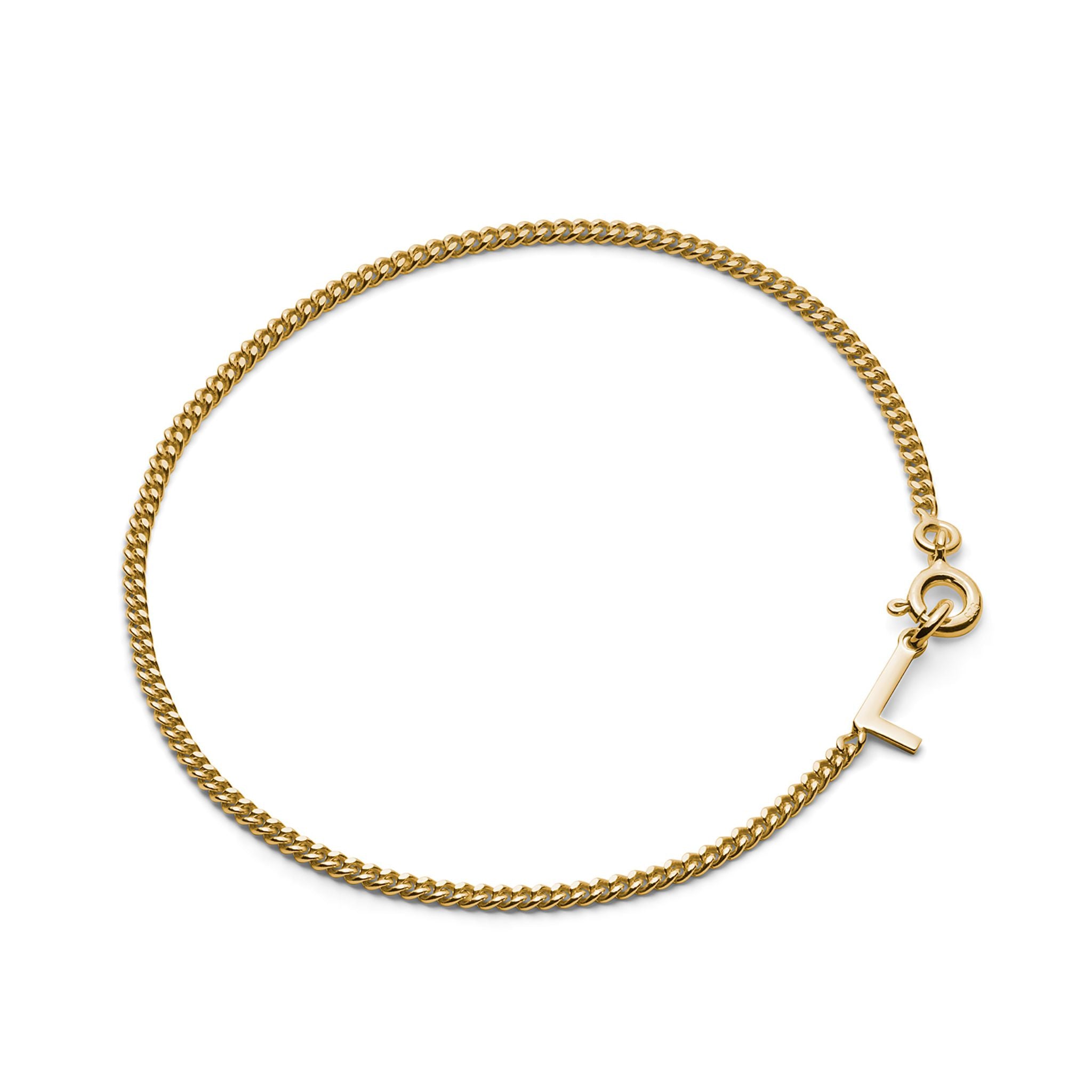 Jukserei Armband "LETTER" Gold L