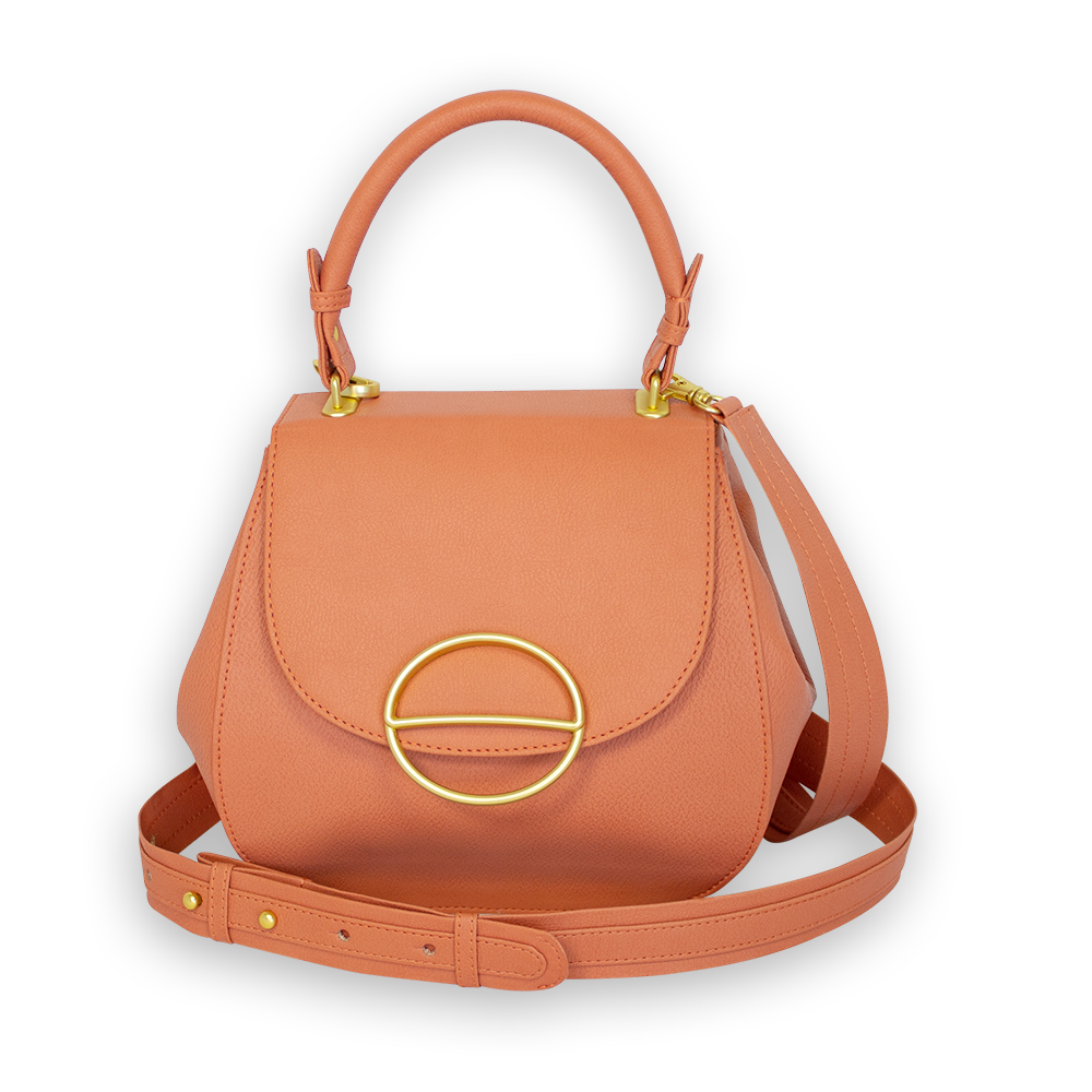 nuuwai Vegane Handtasche "LICA" Crushed Apricot