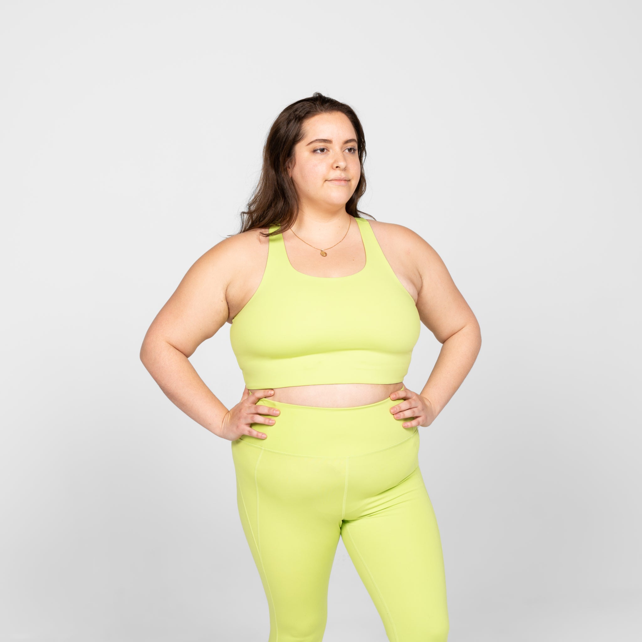 Girlfriend Collective Sport-BH "Paloma" Lime