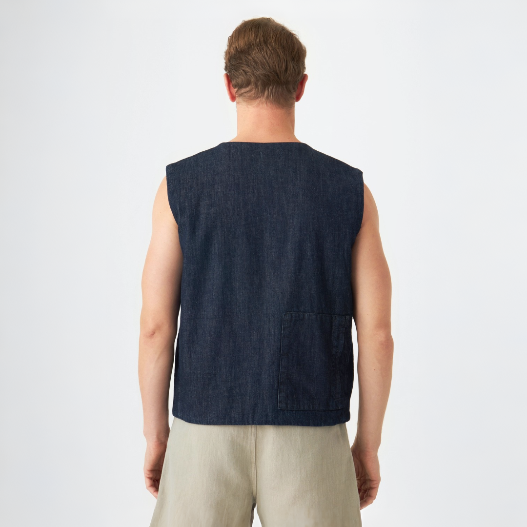DAWN Denim Männer Weste "KASHEW"