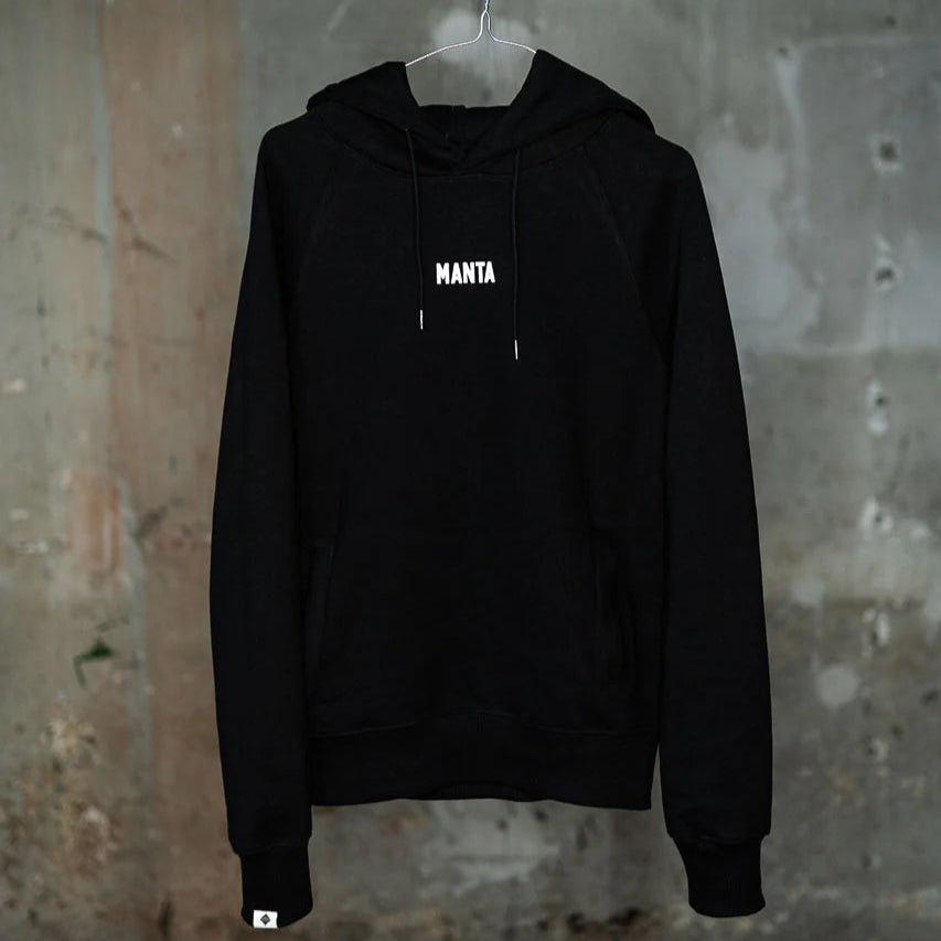 MANTA clothing Unisex Hoodie "Aphotic" Black