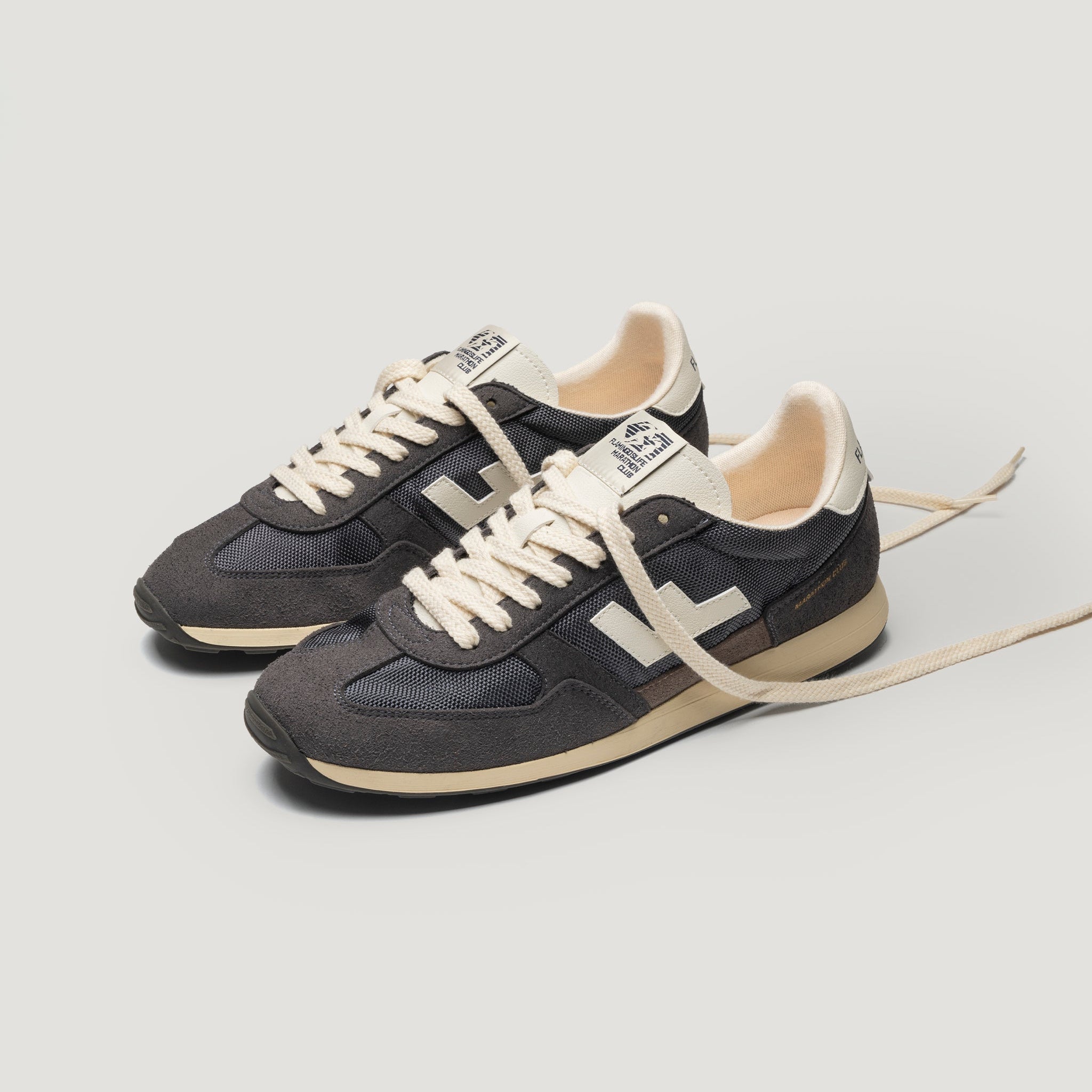 Flamingo's Life Unisex Sneaker "Marathon Club" Anthracite