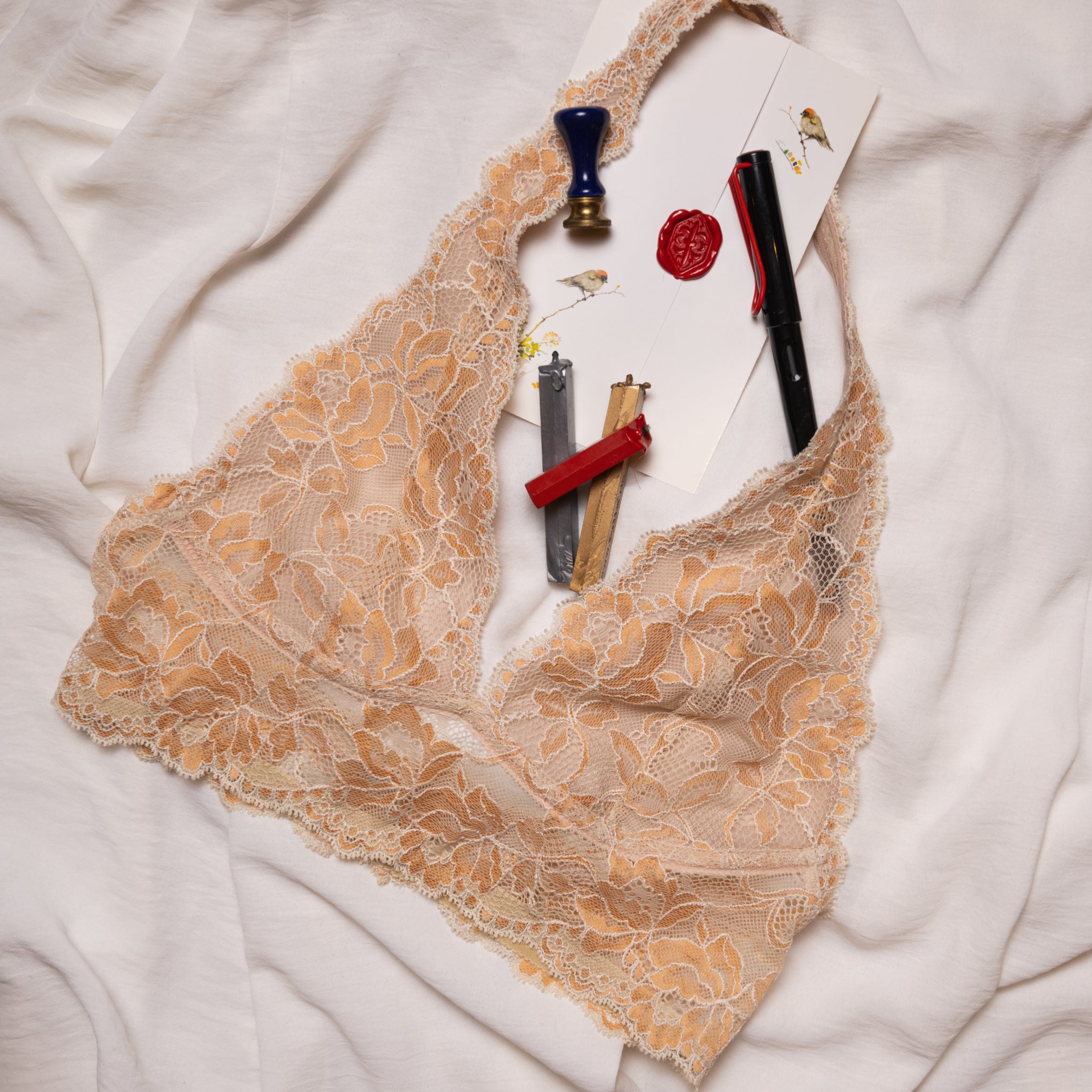 evolving circle Bralette "Maria" Nude