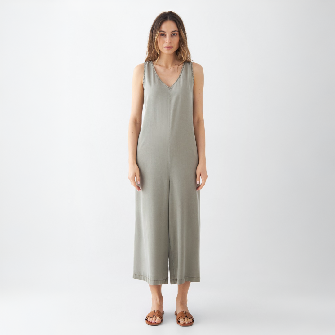 DAWN Denim Overall "MOONLIGHT" Rock Olive