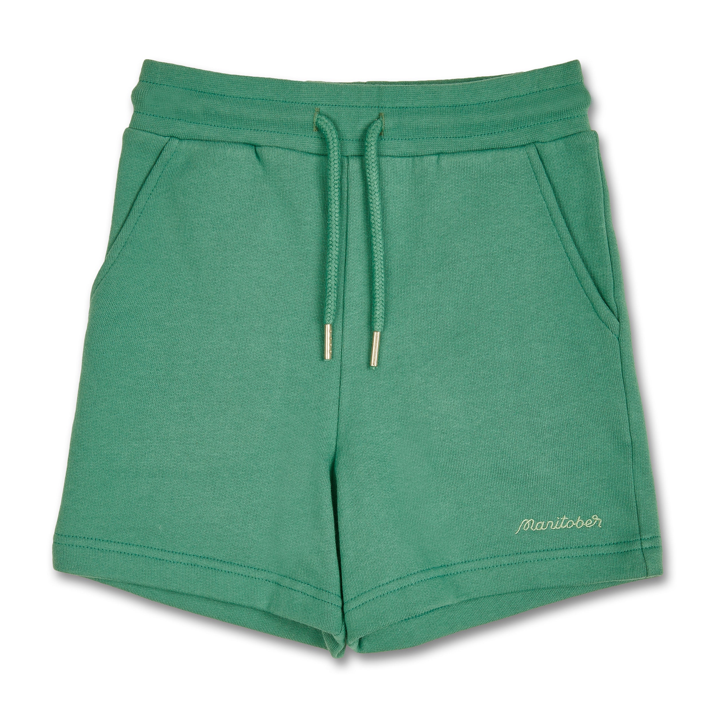 Manitober Kinder Basic Sweatshorts Green