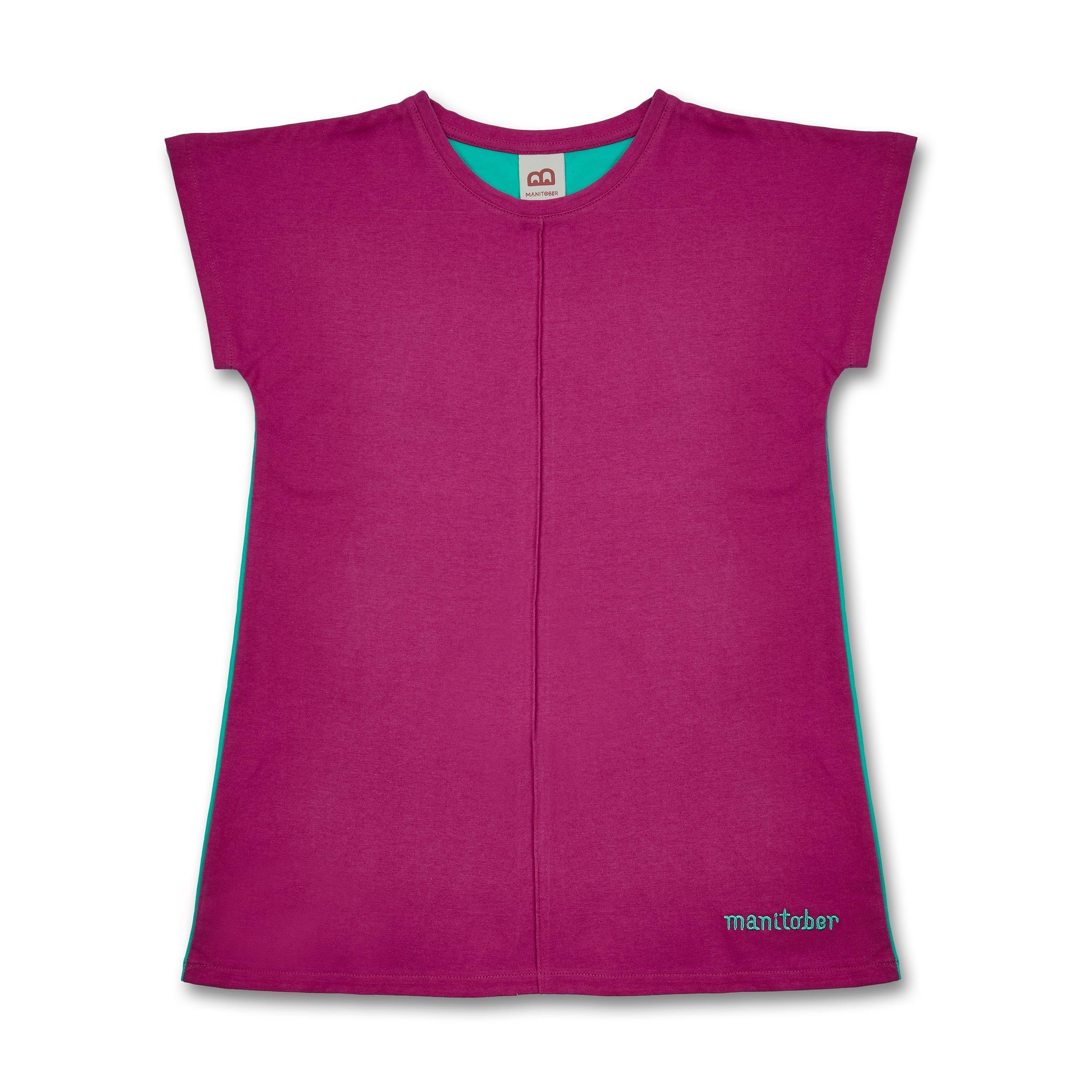 Manitober Kinder T-Shirt Dress Mint Berry
