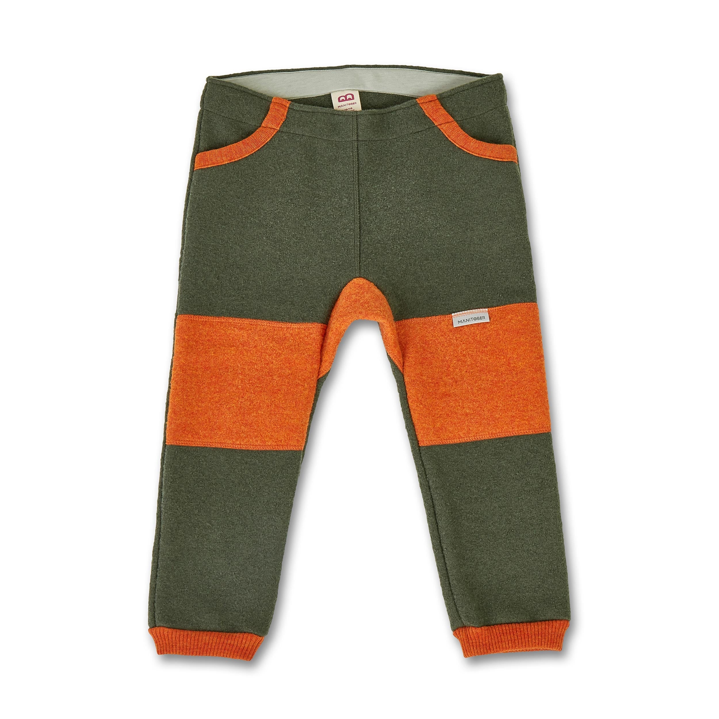 Manitober Kinder Walkhose Olive Orange