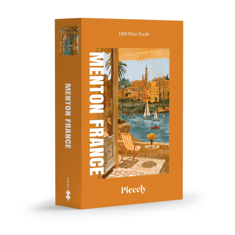 Piecely Puzzle 1000 Teile Menton France 48 x 68 cm