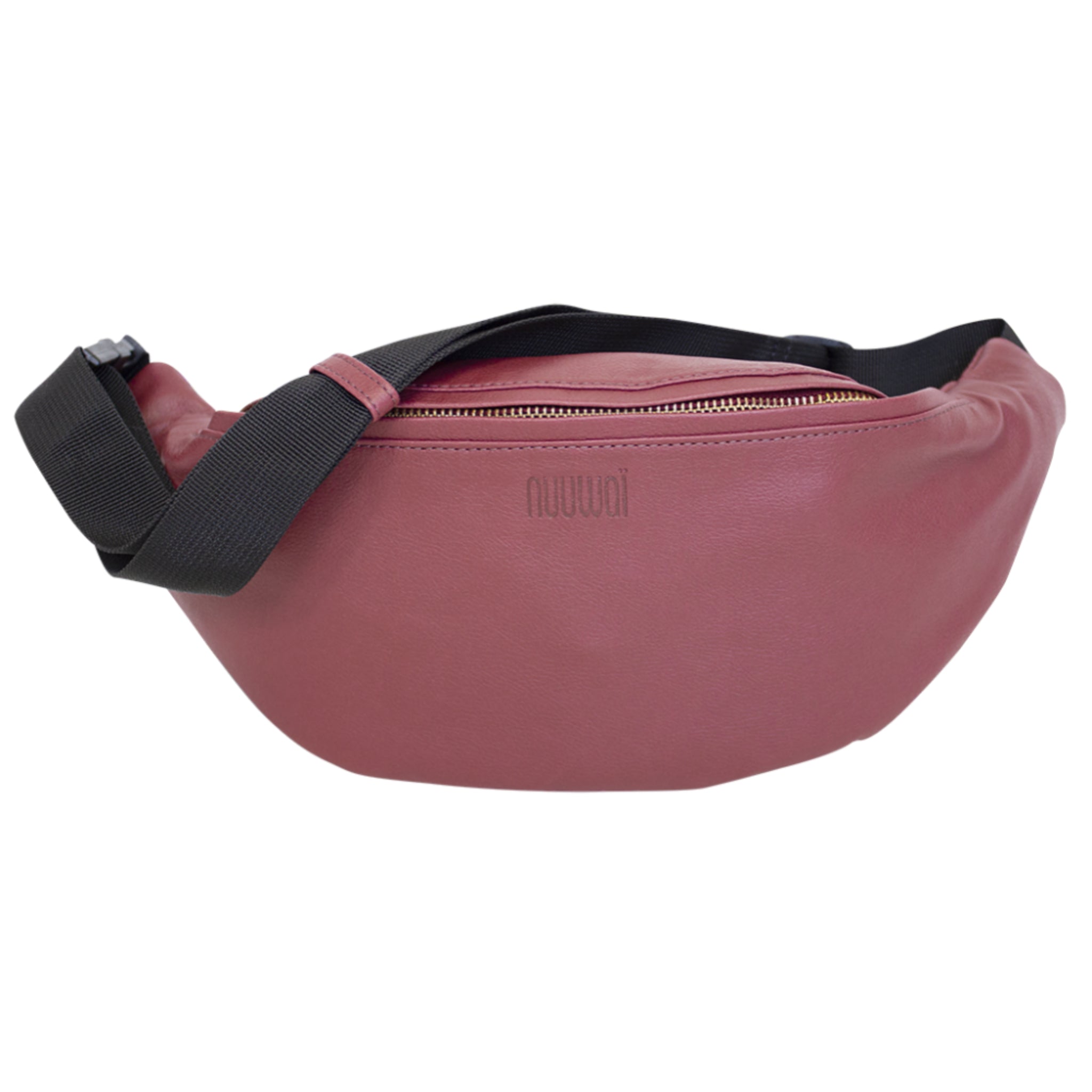 nuuwai Vegane Hip Bag "MIKA" Red Berry