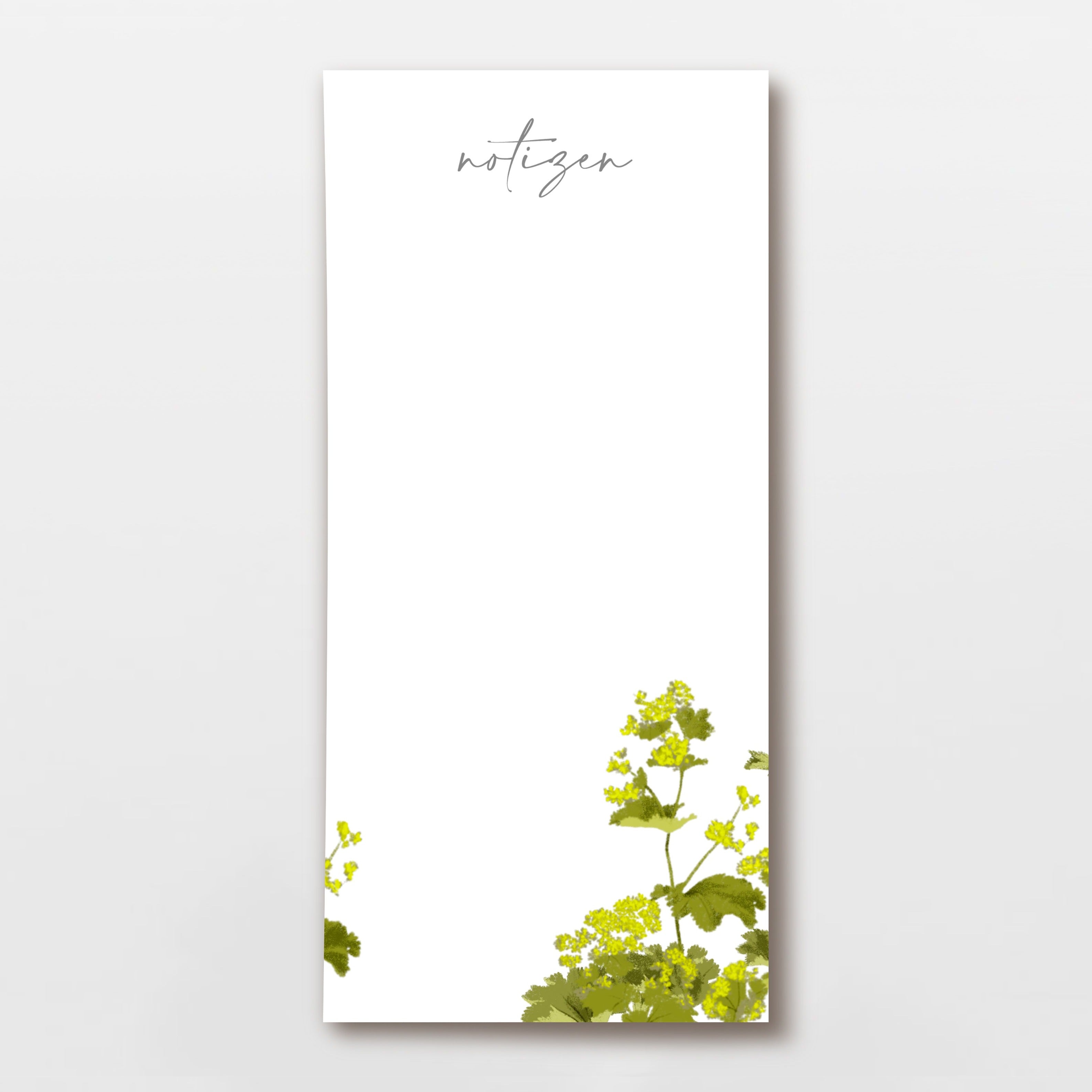 Wildblumen Atelier Notizblock