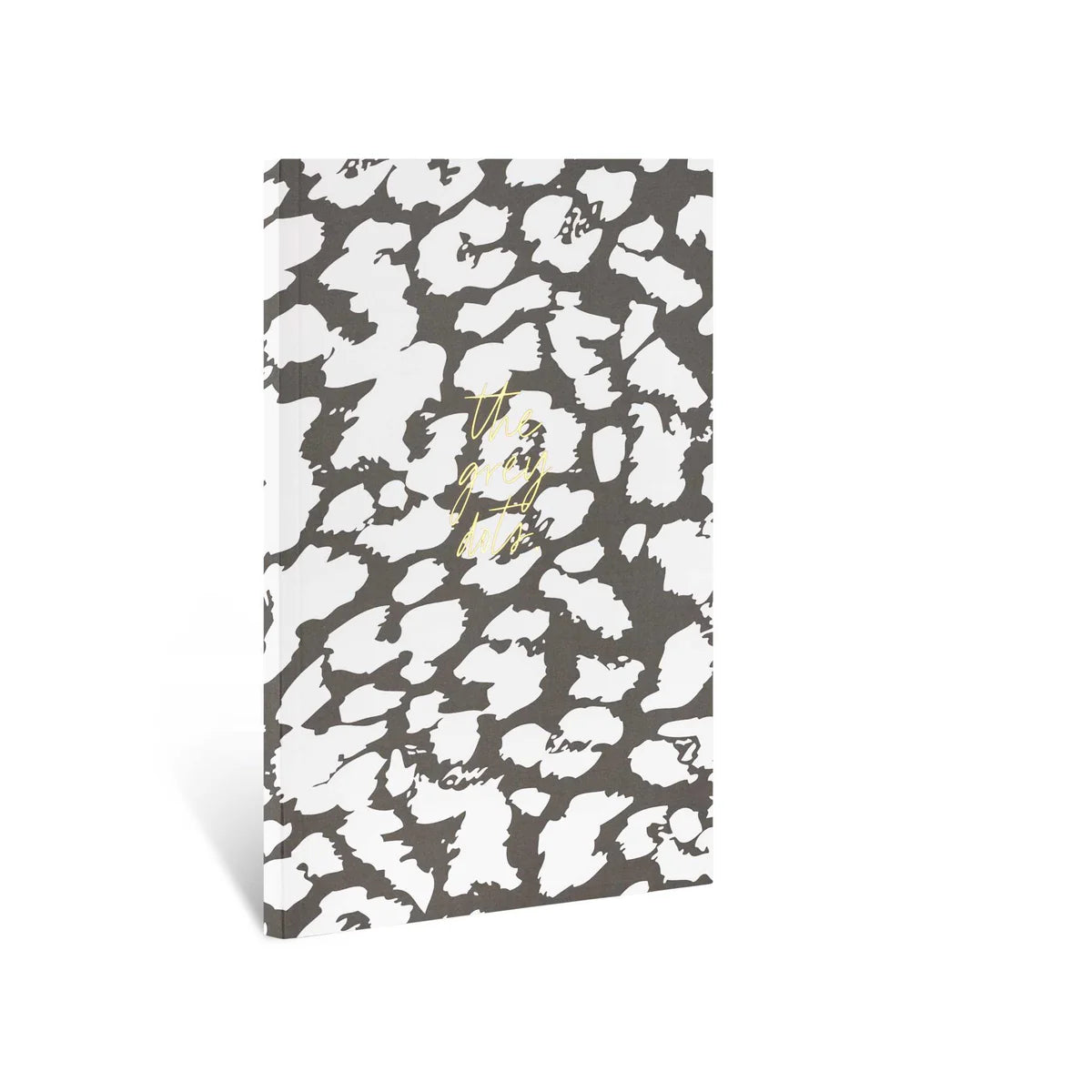 Real Passionates Notizbuch / Bullet Journal "Leopard" DIN A5 Grau Weiß