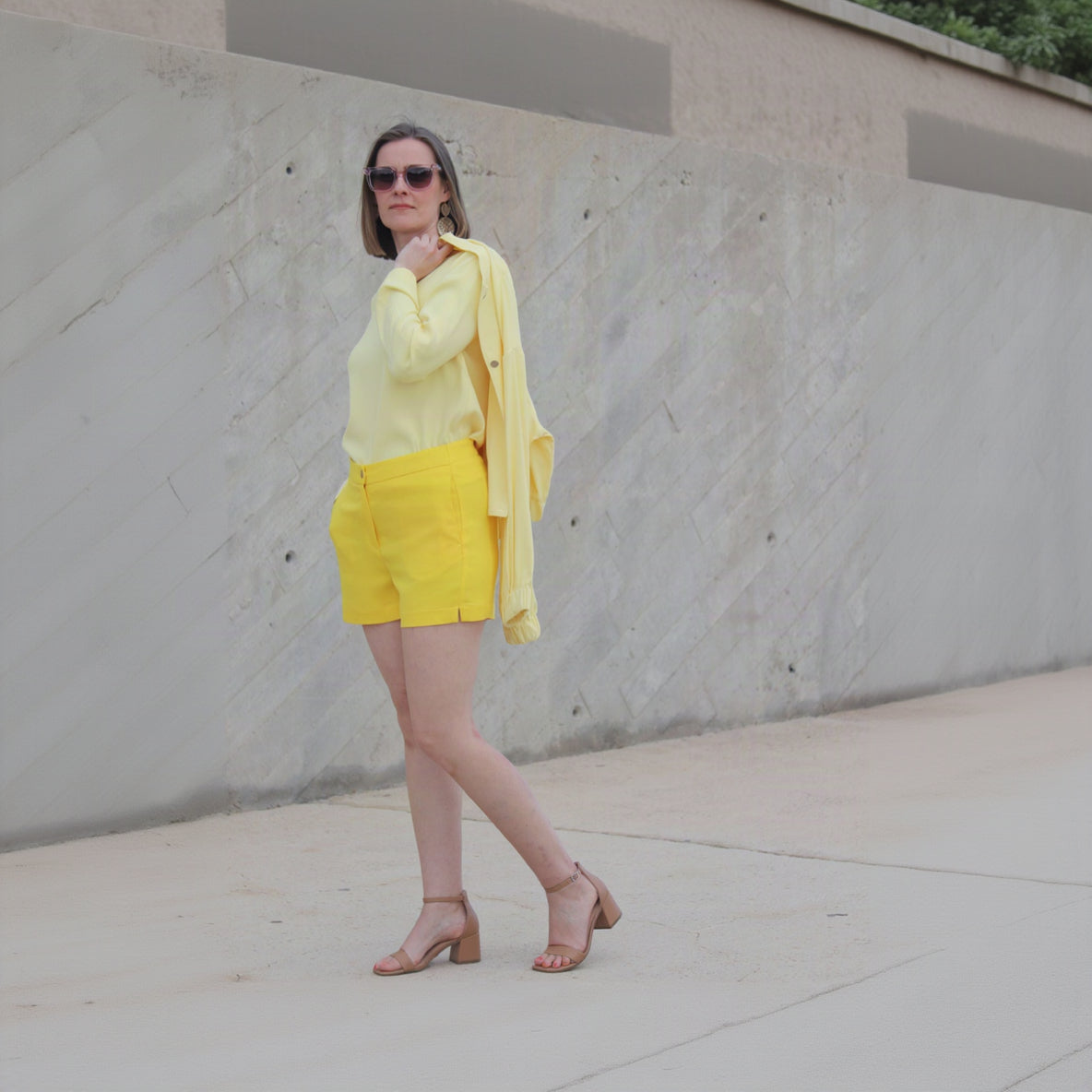 NINA REIN Shirt aus Lyocell in Gelb 36 Yellow