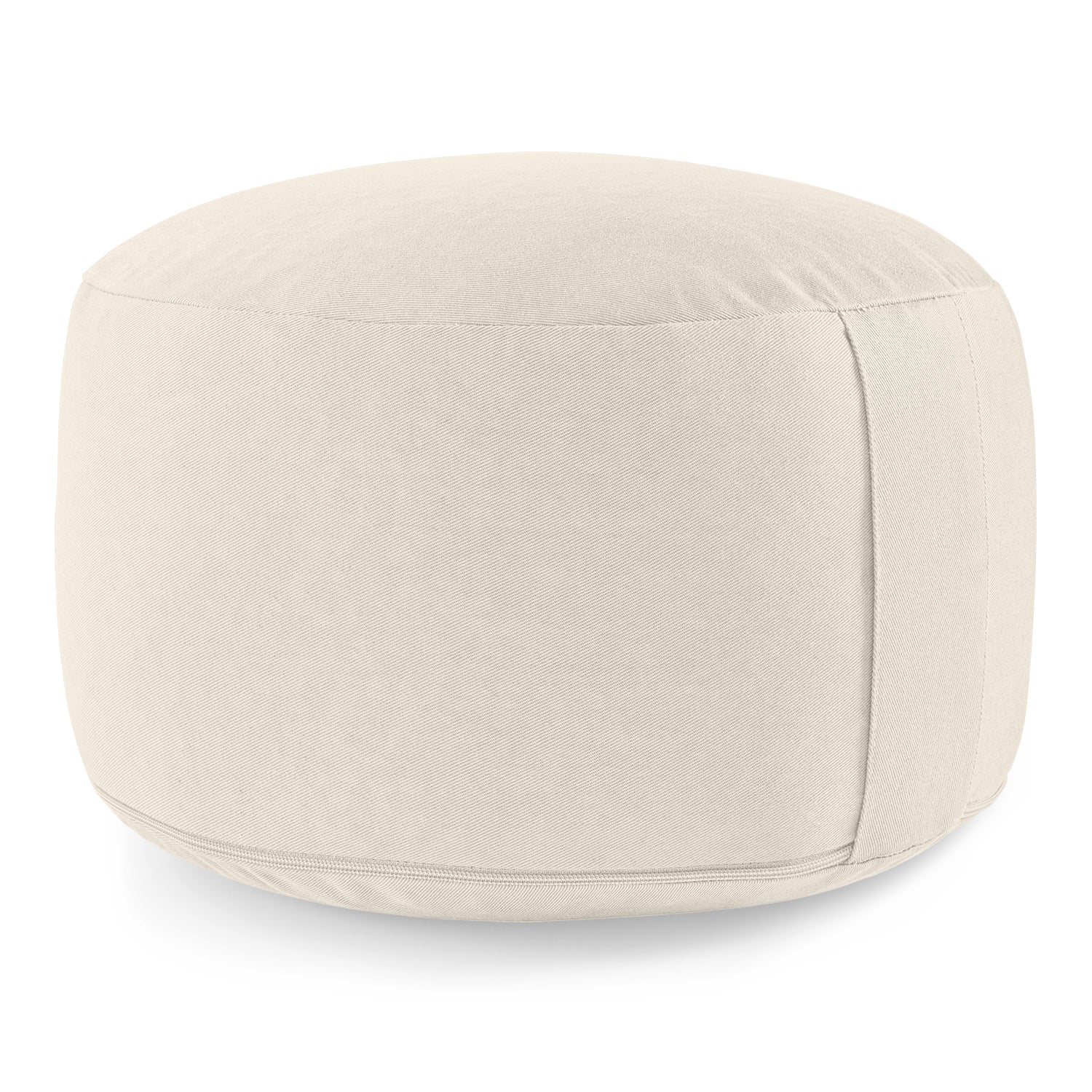 Lotuscrafts Meditationskissen Lotus HOCH (H: 20cm) OHNE BESTICKUNG Natur