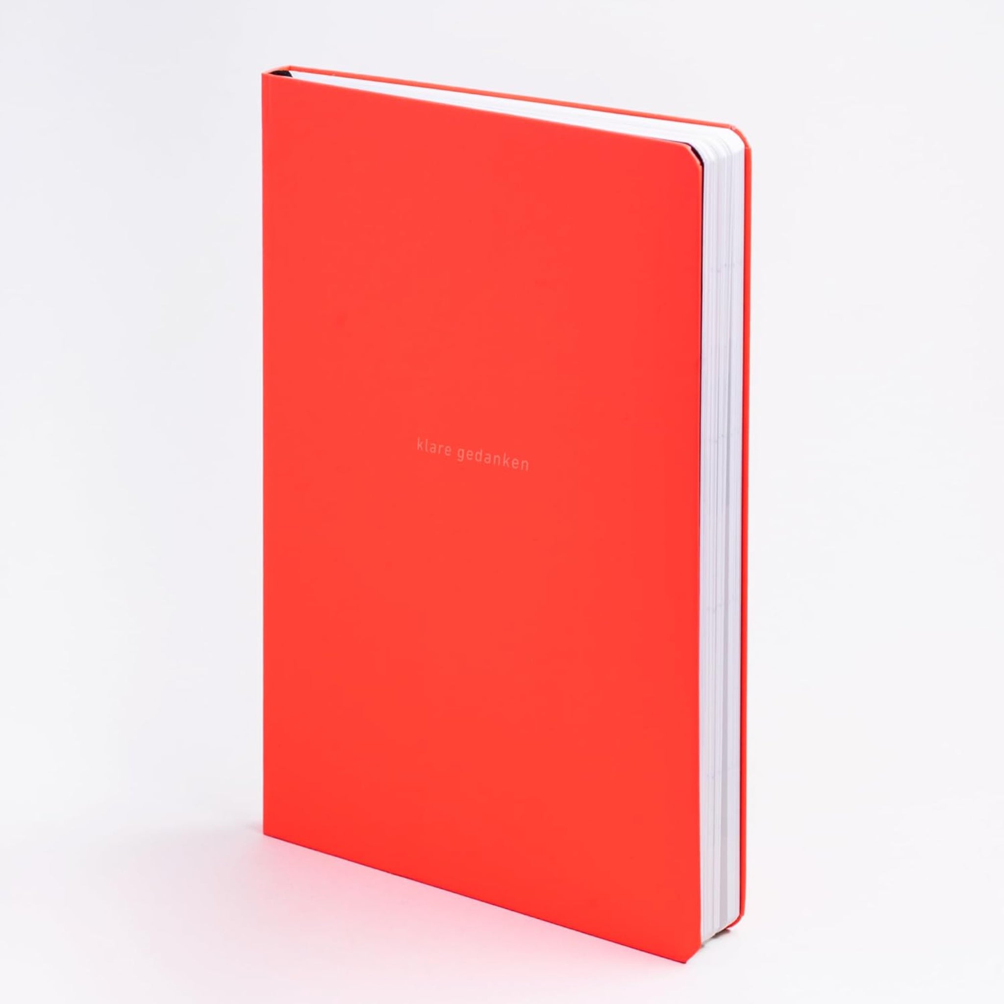 KLARHEIT Notizbuch "Blanko" A5 Neonorange