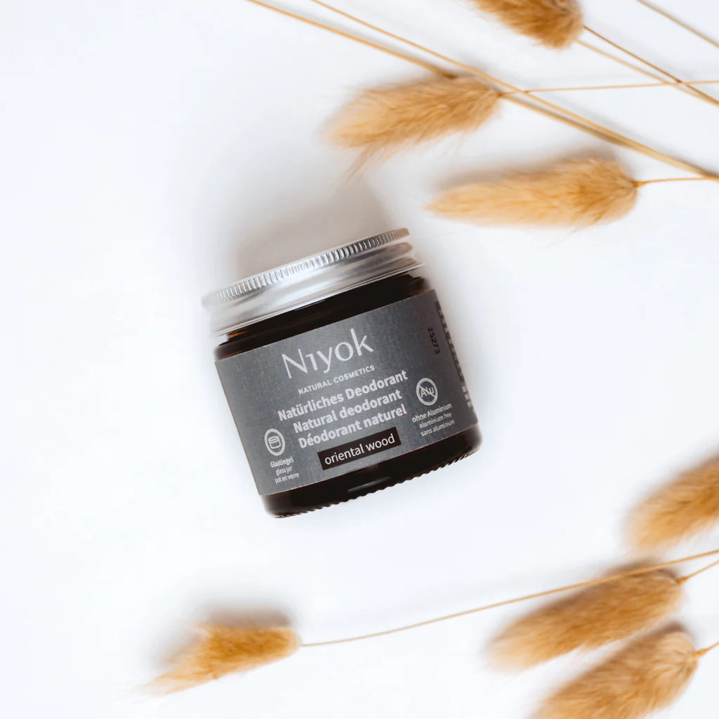 Niyok 2 in 1 anti-transpirante Deocreme "Oriental Wood" 40 ml