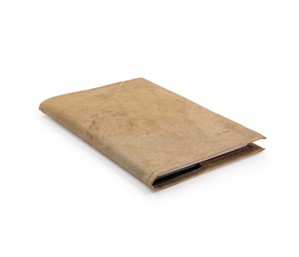 BELEAF Notizbuchhülle "NOTE LEAF" Cashew Beige