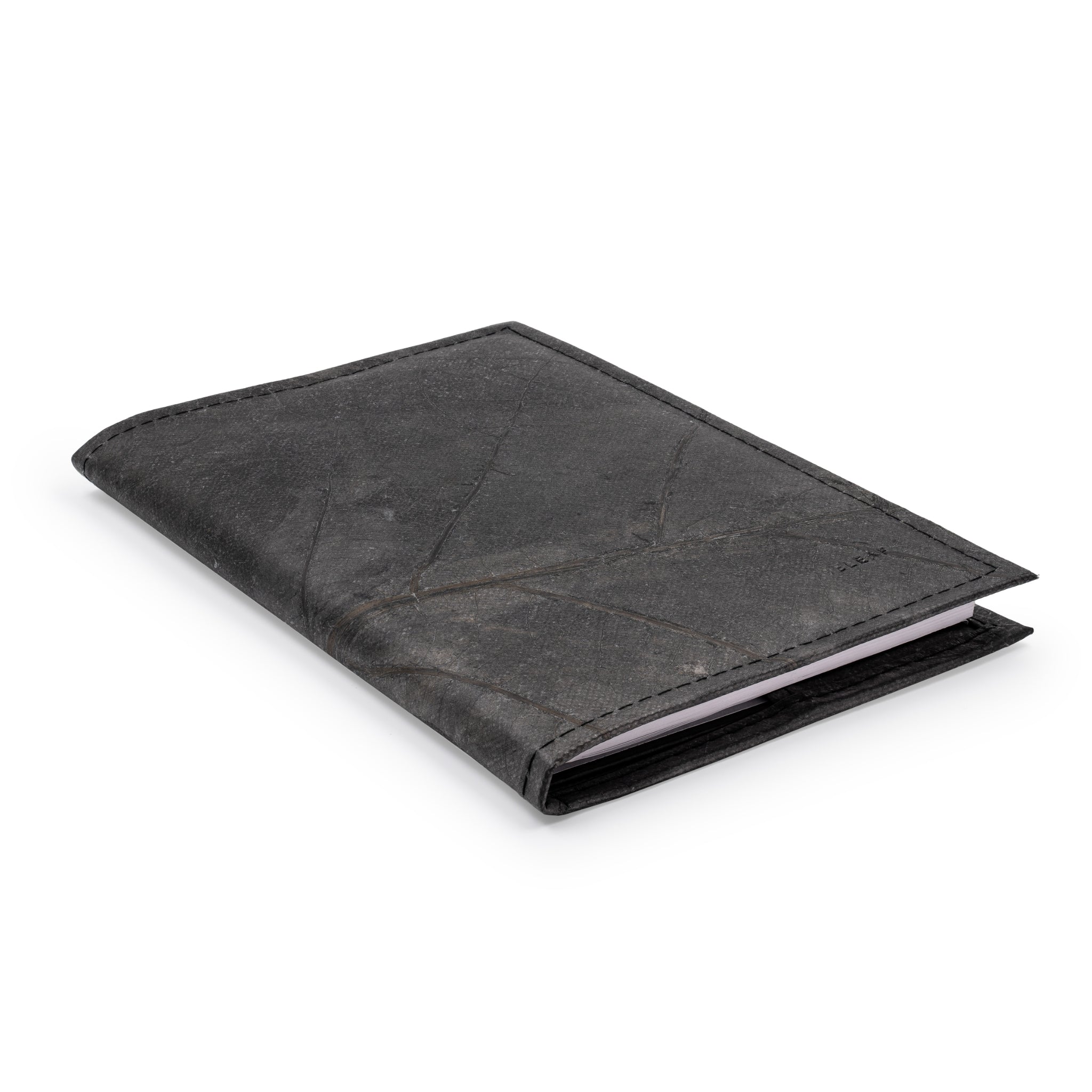 BELEAF Notizbuchhülle "NOTE LEAF" Bark Black