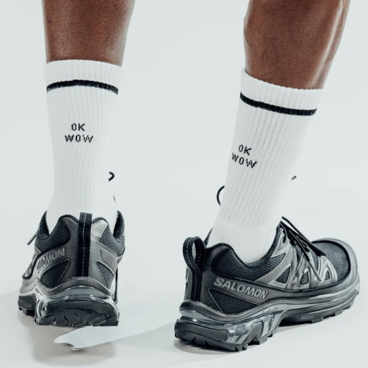 No Bad Days Club Statement Socken "OK WOW"