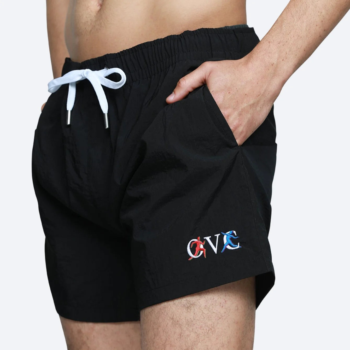 On Vacation Herren Swim Shorts "Fitness" Black