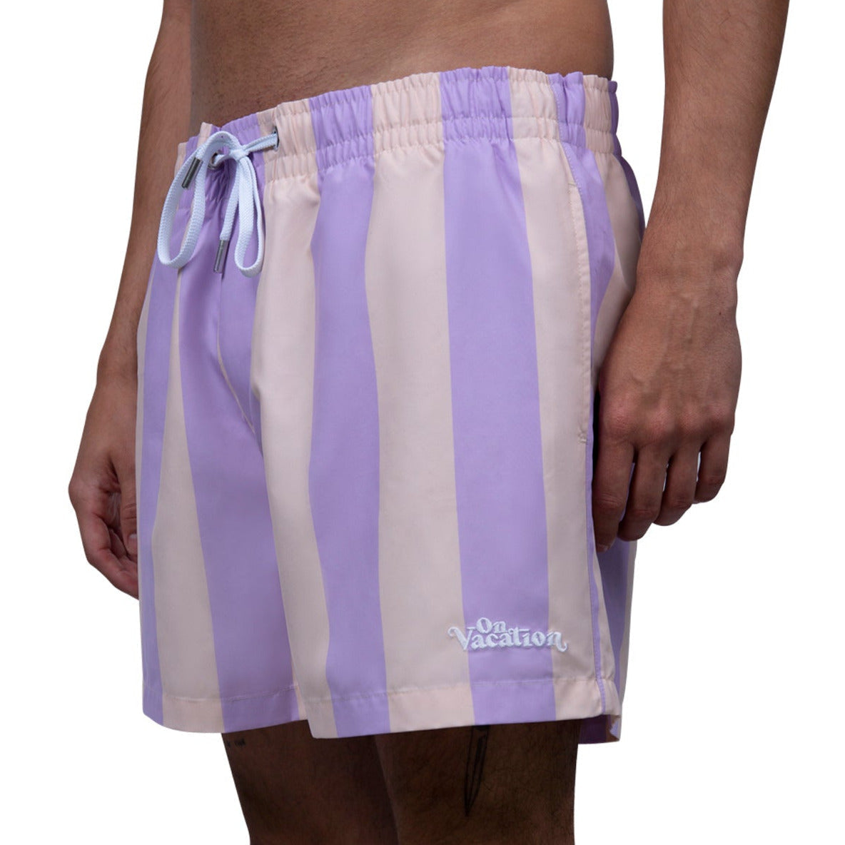 On Vacation Swim Shorts "Stripe"