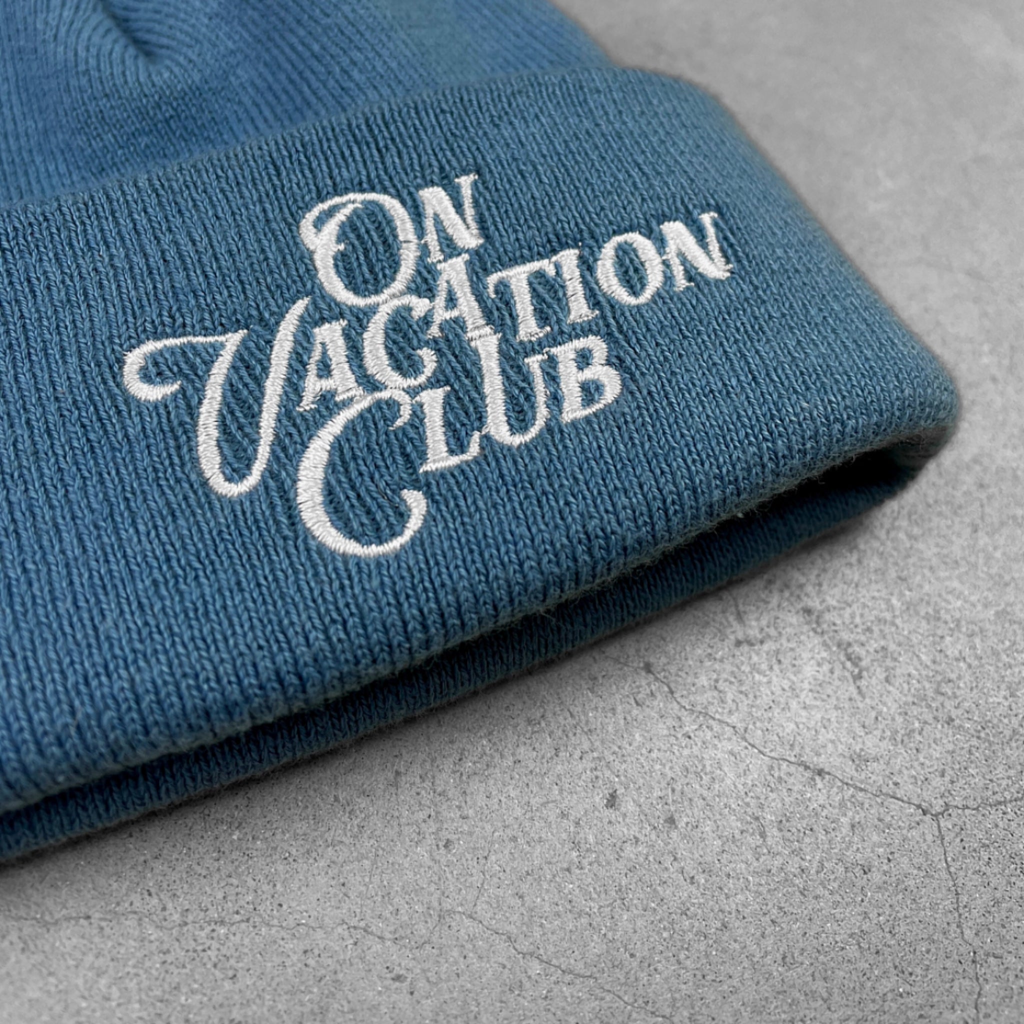 On Vacation Beanie "Calligraphy"