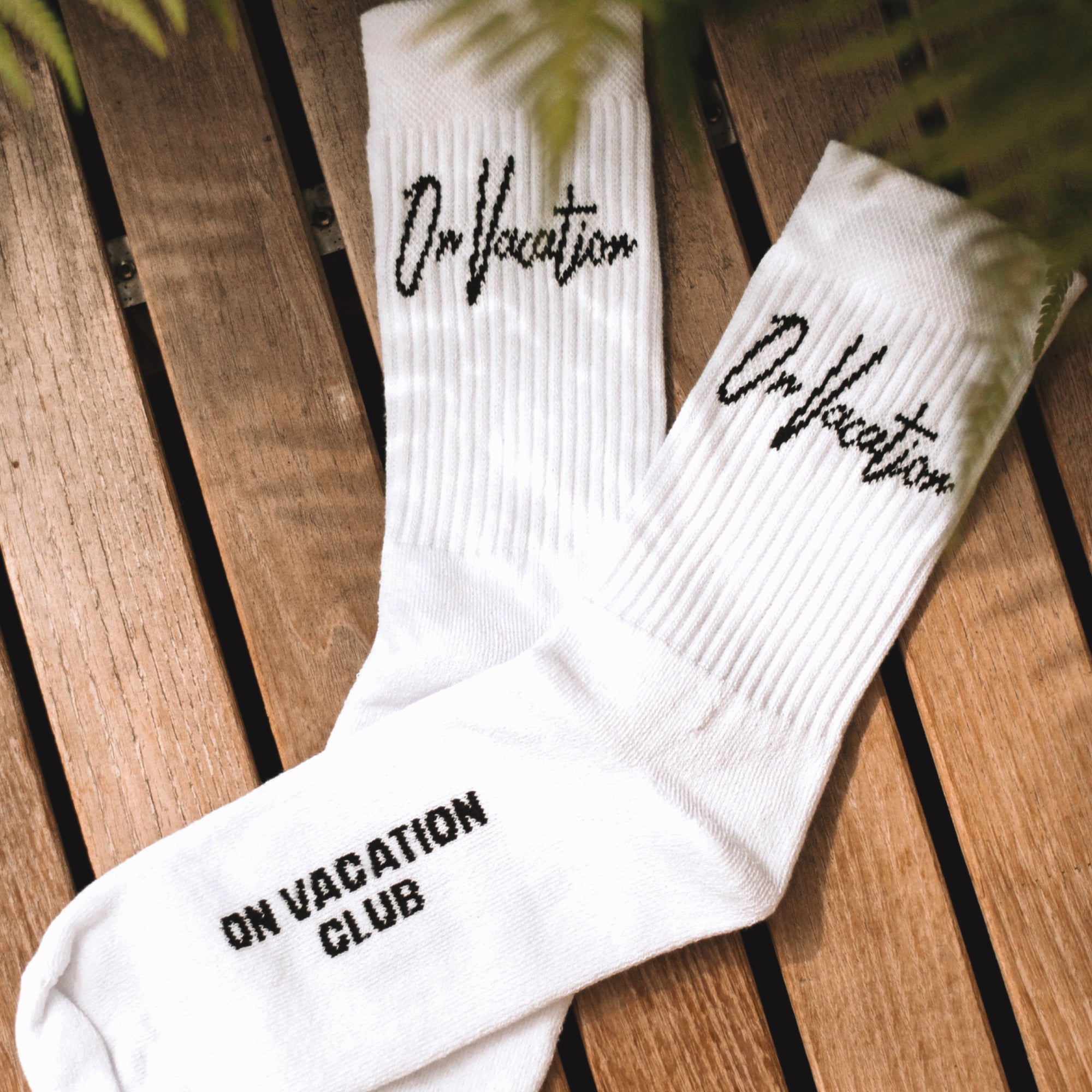 On Vacation "Signature" Tennis Socks