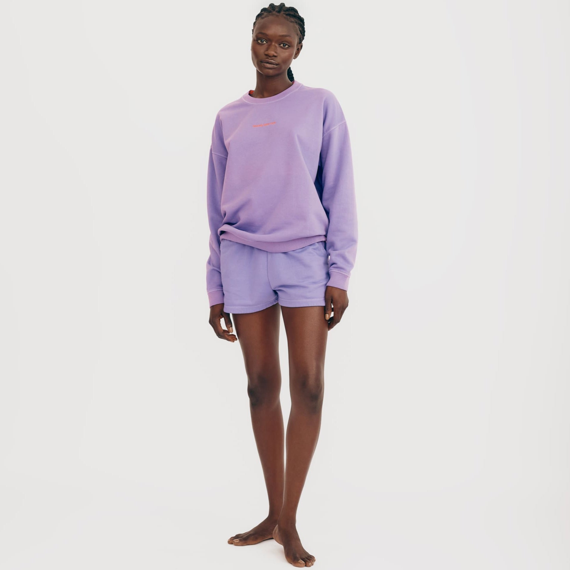 Organic Basics "Core Lounge Sweatshirt" Muted Lavender