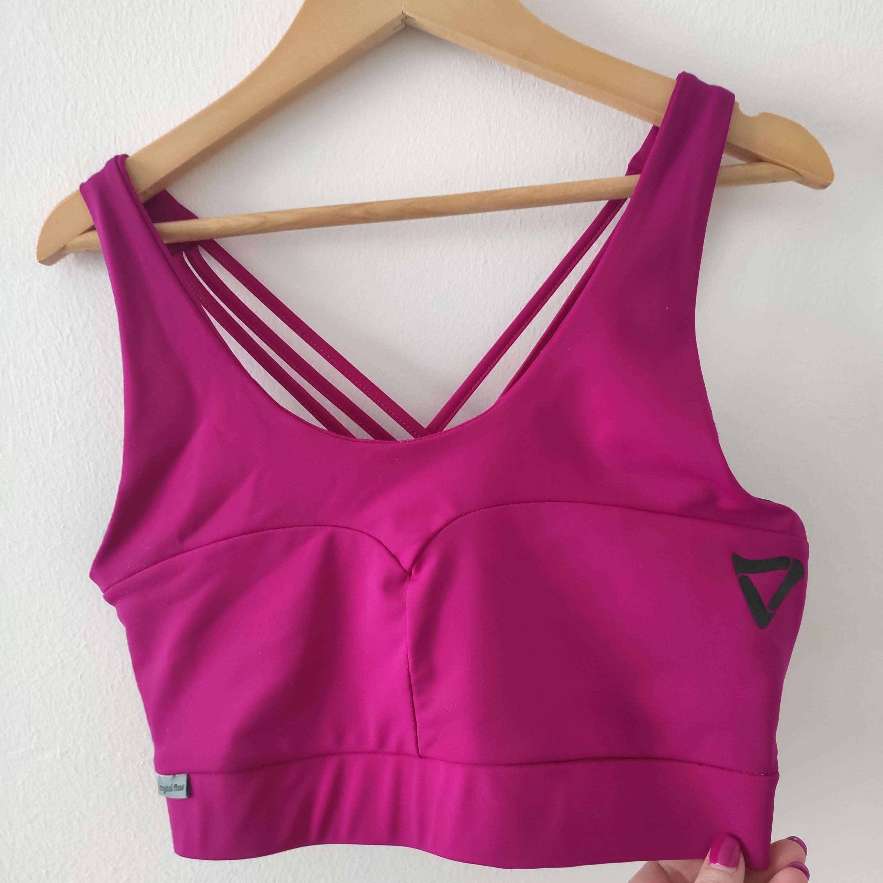 Crystal Flow Sports Top "Oriana" L Pink